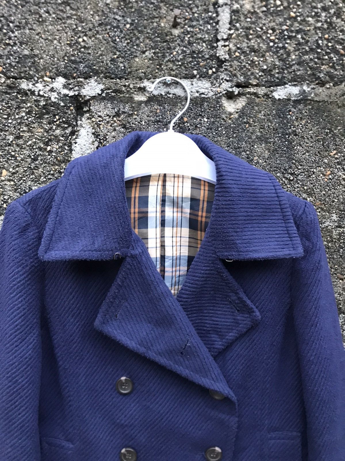 Japanese Brand × Vintage ⚡️Vintage Vis Double Breast Cropped Coat Size S / US 4 / IT 40 - 5 Thumbnail