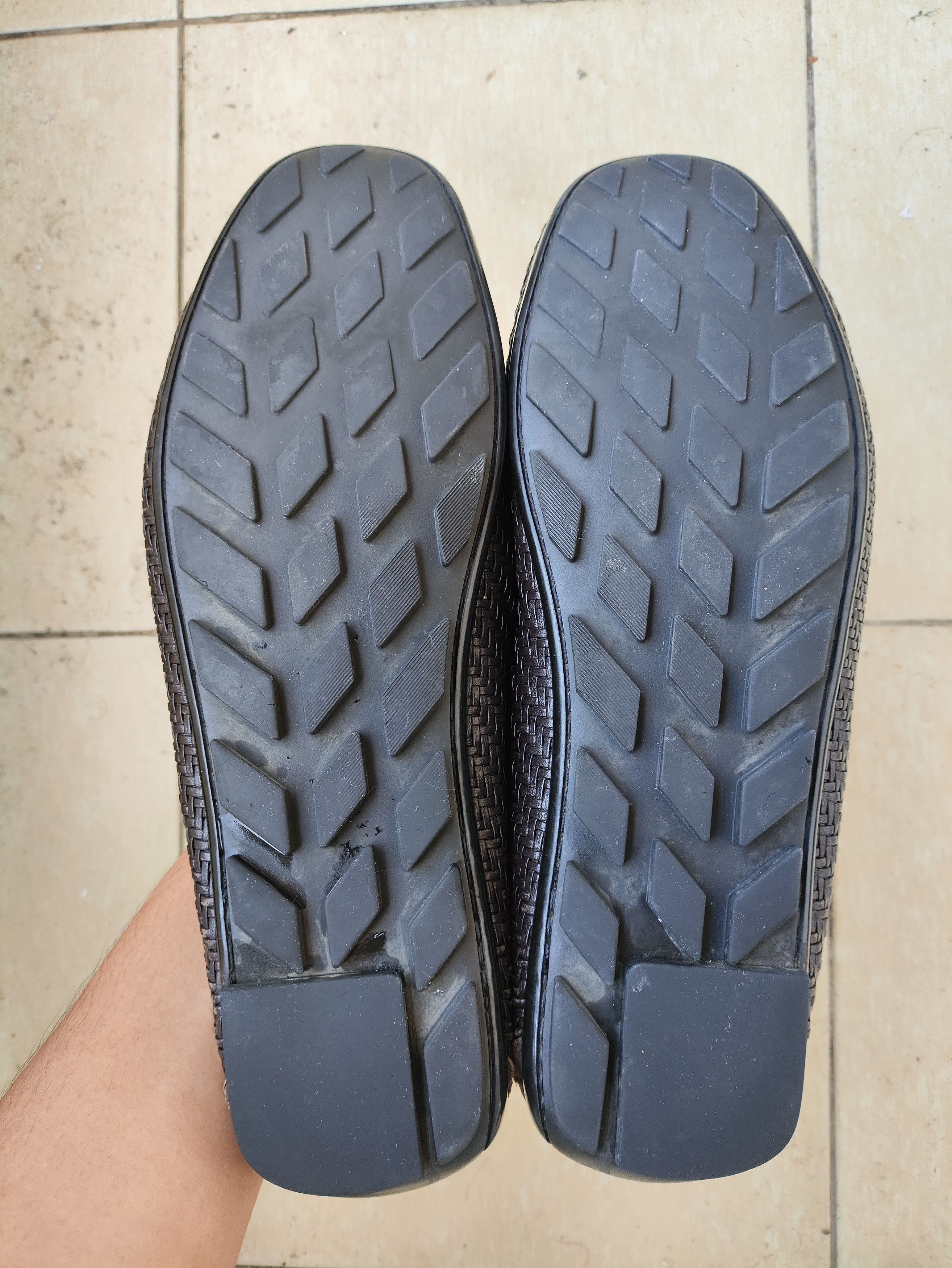 Ermenegildo Zegna Couture XXX Pelle tessuta woven leather loafers Size US 7.5 / EU 40-41 - 4 Thumbnail