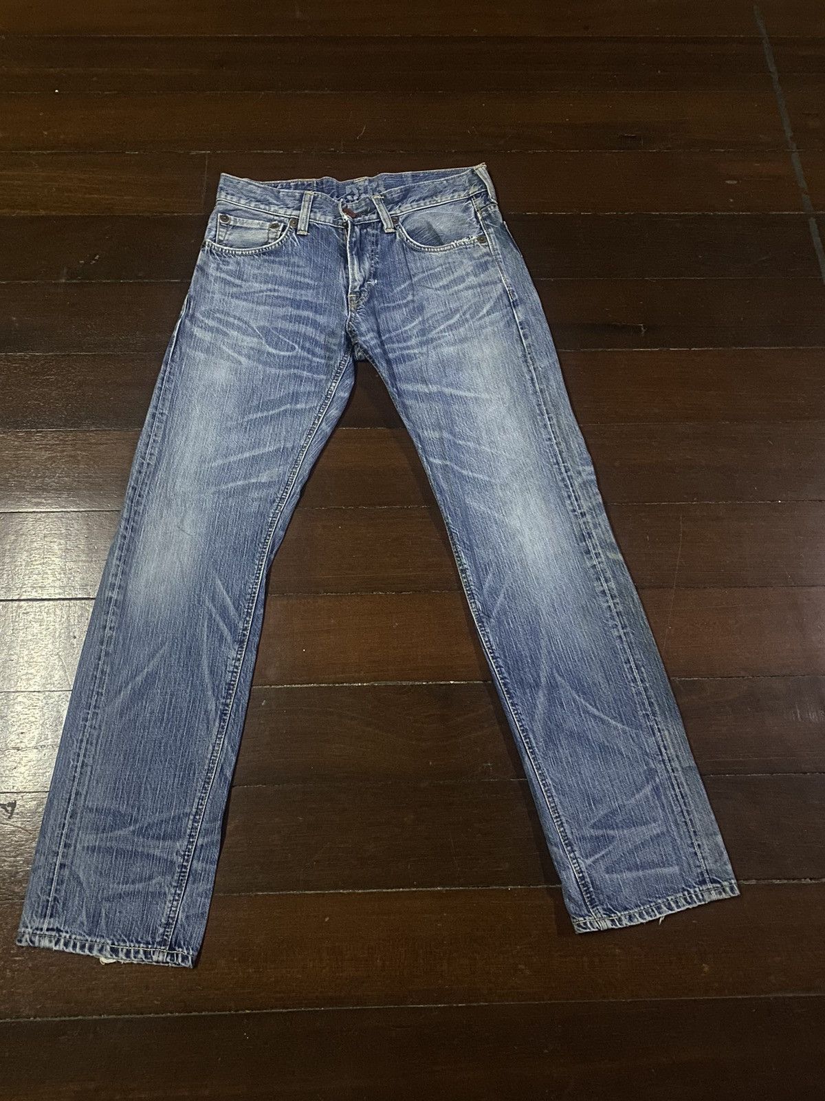 Designer × Edwin Fire 🔥 flare jeans EDWIN 503 clawmark mudwash Size US 32 / EU 48 - 1 Thumbnail