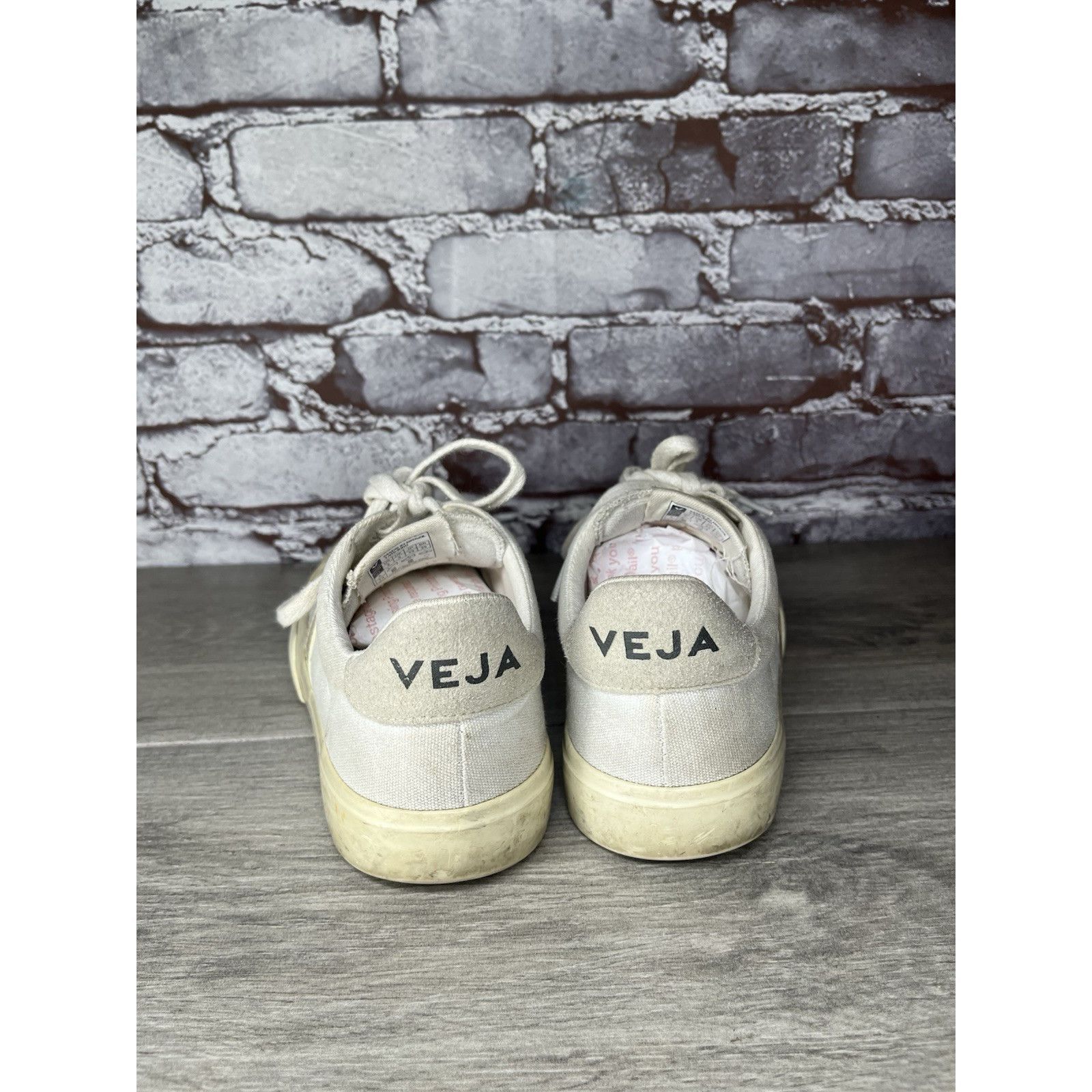 Veja Veja Campo Canvas White Low Top Fashion Sneakers Comfort Cas Size US 6 / IT 36 - 17 Thumbnail