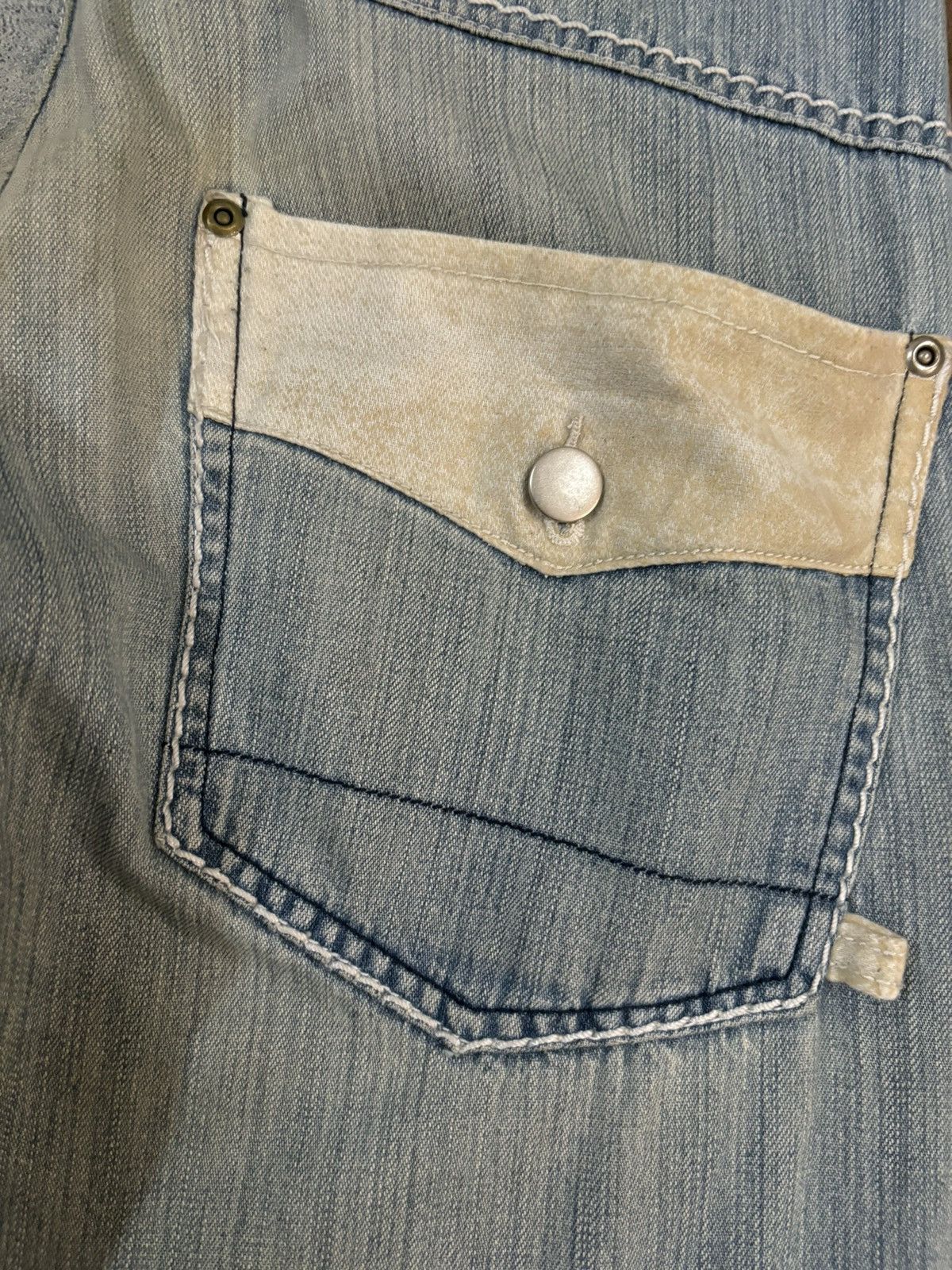 Blue Blue Japan Vintage Japanese Brand Rusty Blue Wash Loose Fit Jeans Size US 30 / EU 46 - 11 Thumbnail