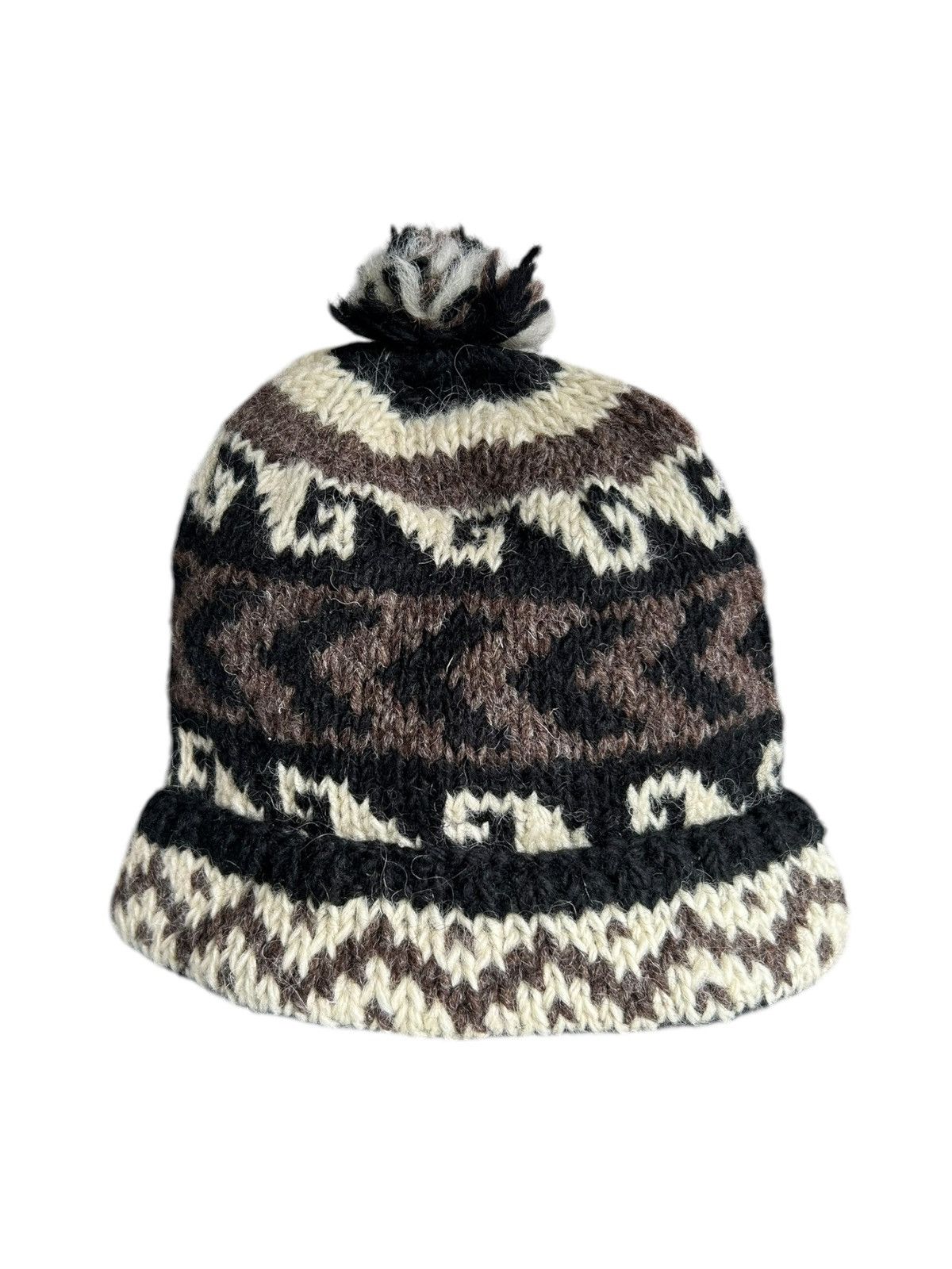 Japanese Brand × Kapital × Vintage Crochet Knitted wool Beanie Hats Rare☠️☠️ Size ONE SIZE - 1 Thumbnail