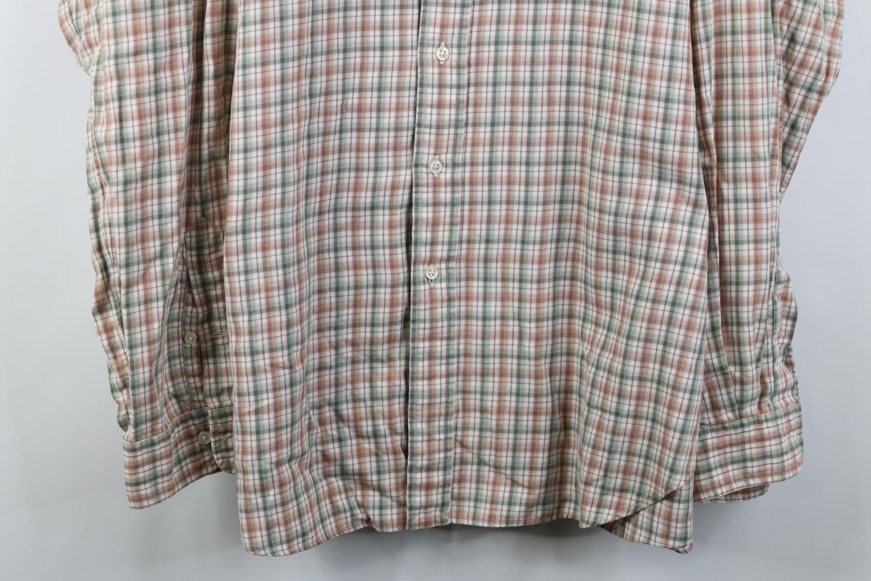 Polo Ralph Lauren Vintage 90s Ralph Lauren Button Down Shirt Earth Tone Plaid Size US XL / EU 56 / 4 - 3 Thumbnail