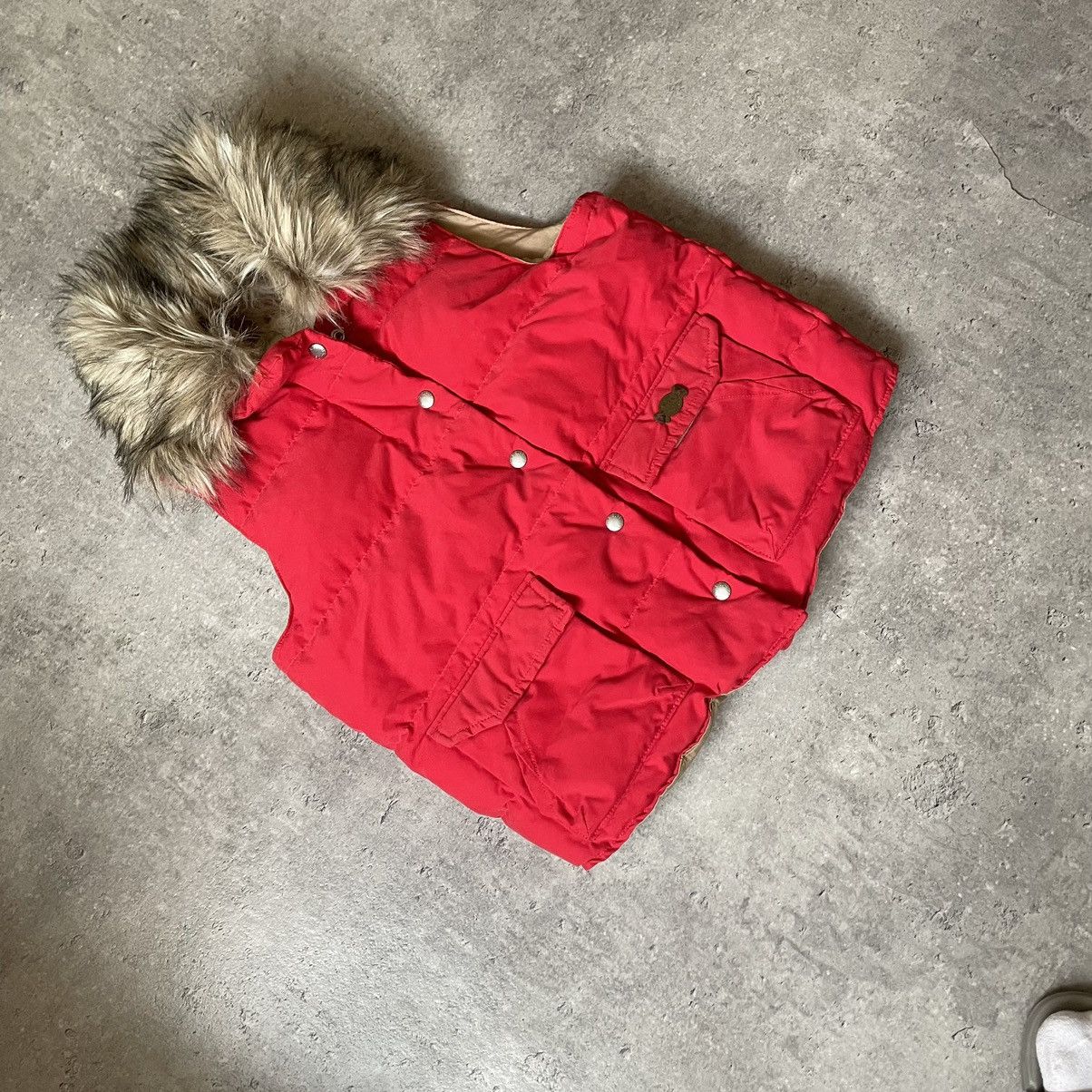Denim & Supply Ralph Lauren × If Six Was Nine × Vintage Vintage Denim&Supply Ralph Lauren Faux Fur Puffer Vest Size M / US 6-8 / IT 42-44 - 2 Thumbnail