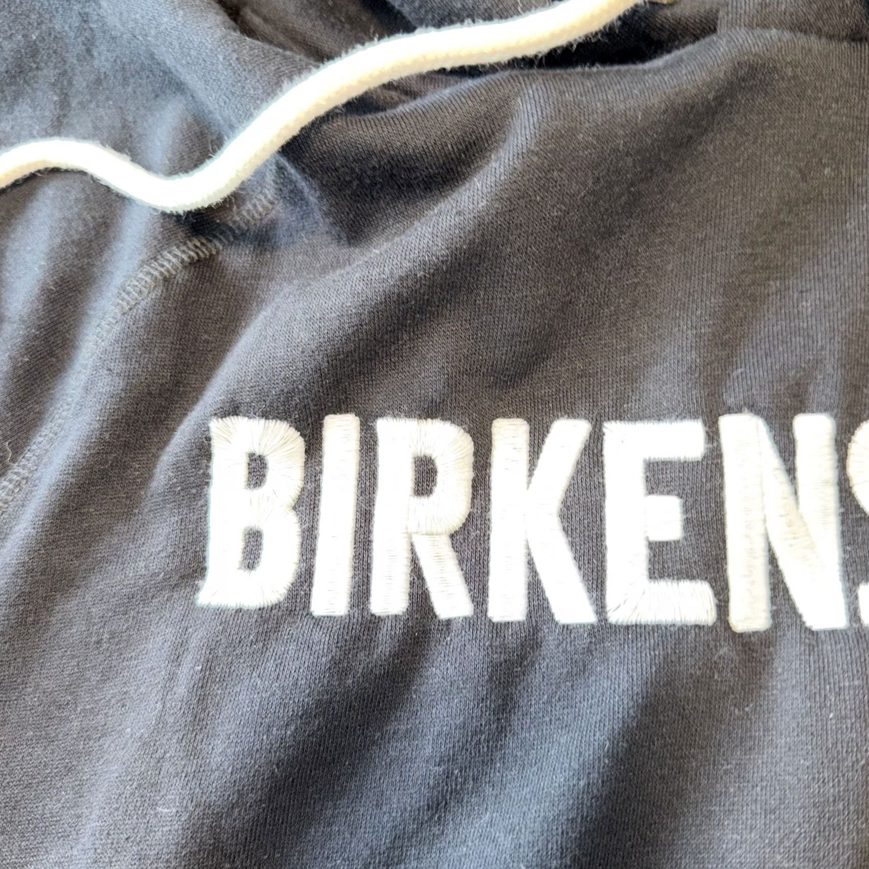 Birkenstock Birkenstock Hoodie Men’s Large Black White Stitched Soft Lightweight Pullover Graphic Print Hooded Pockets Regular Fit Cadm? Size US L / EU 52-54 / 3 - 3 Thumbnail