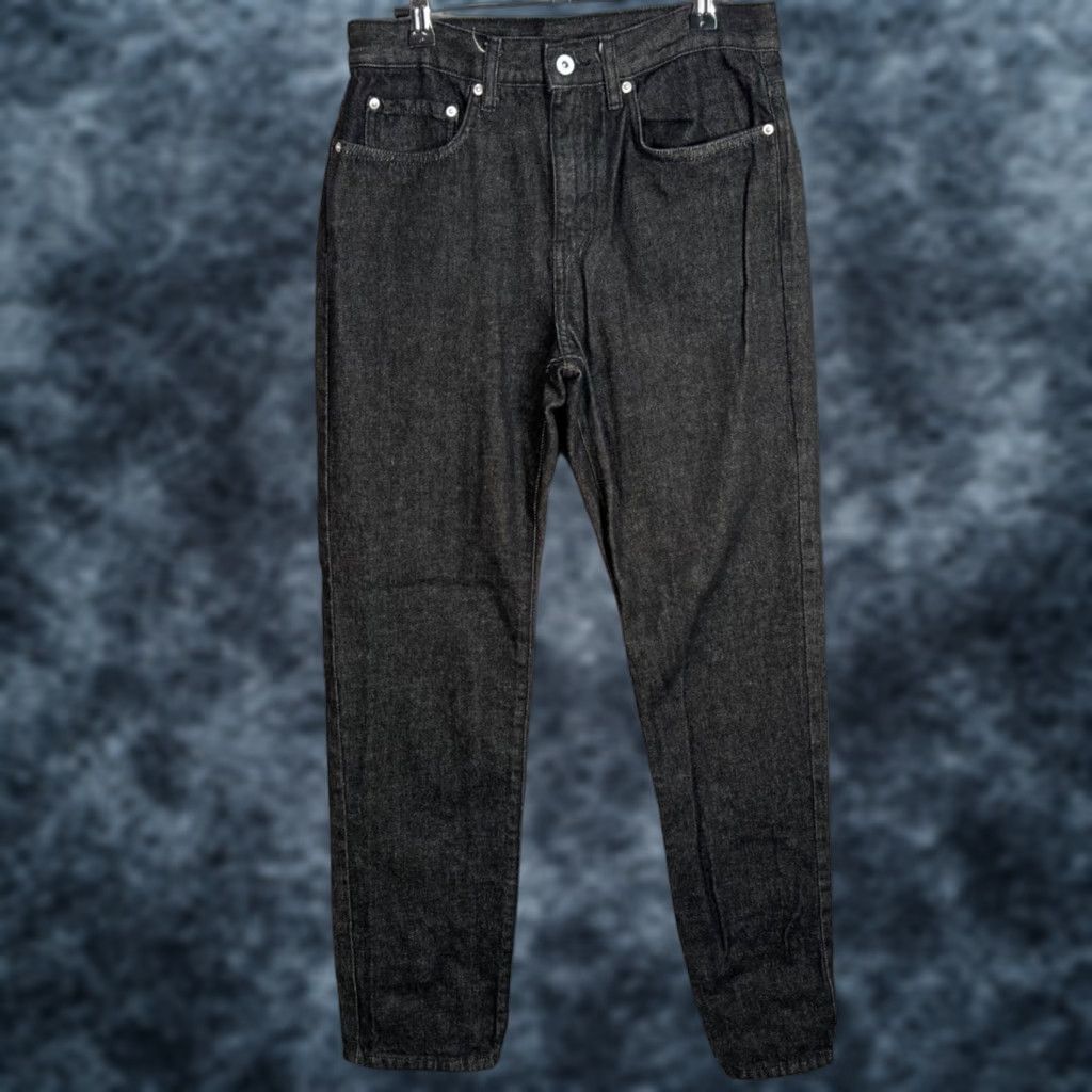 Muji MUJI Mens Size 29 Black Denim Slim Fit Jeans Cotton Blend Size US 29 - 1 Thumbnail