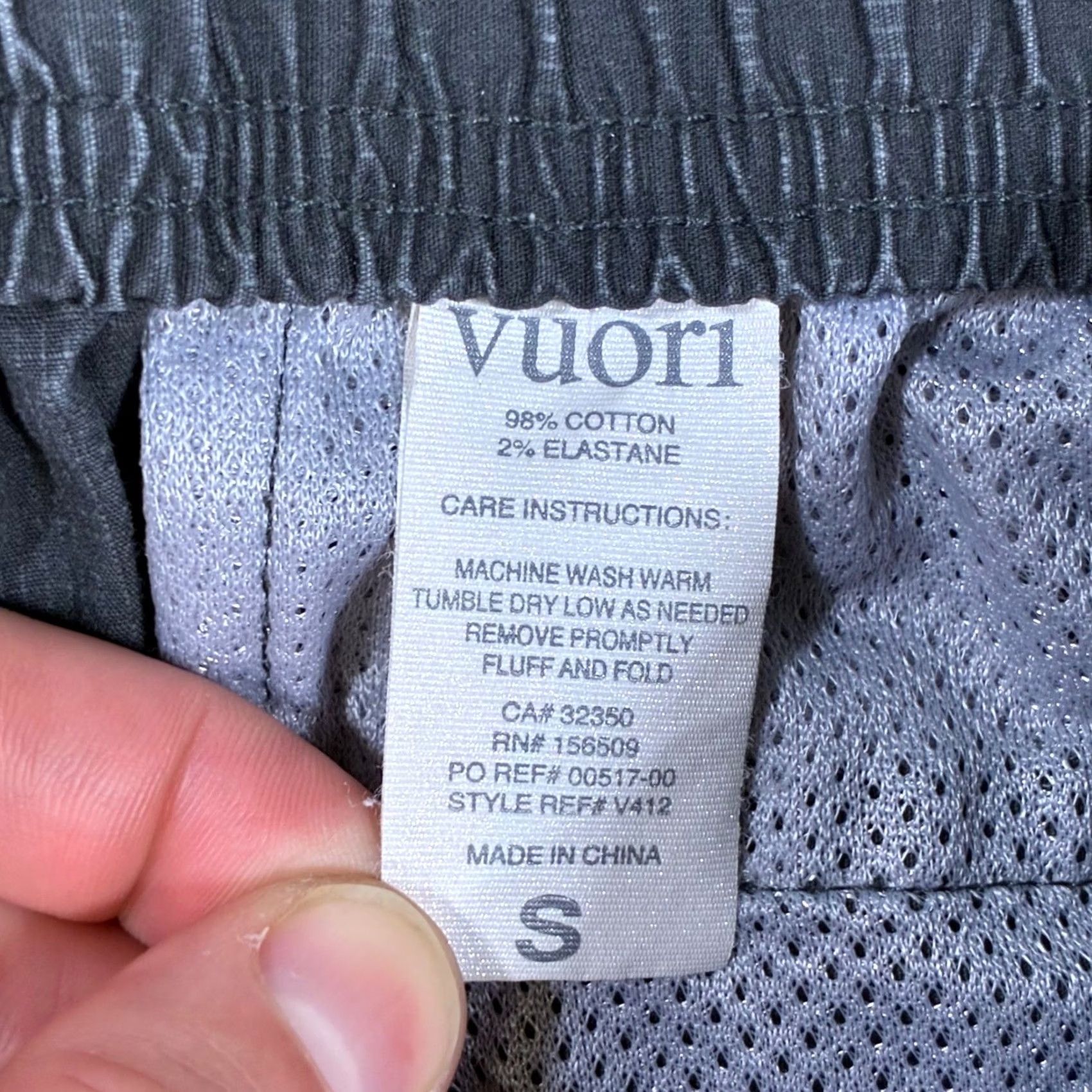 Vuori Vuori Mens Jogger Pants Elastic Waist Zip Pocket Black Small S Size US 29 - 6 Thumbnail