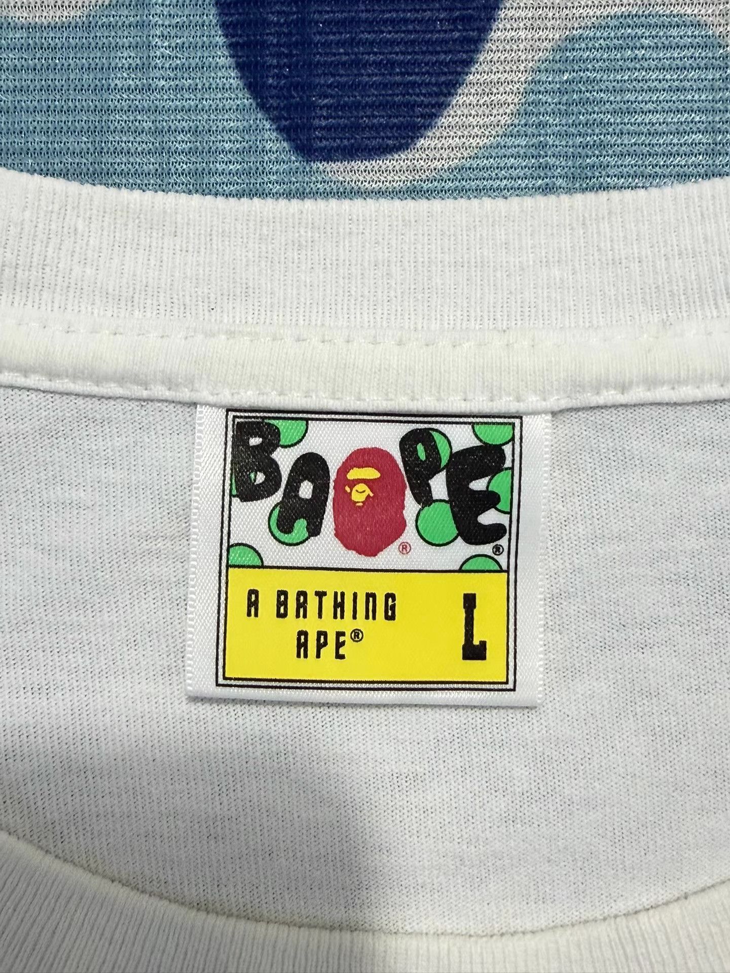 Bape BAPE Green Camo Ape Head Short Sleeve Tee Size US L / EU 52-54 / 3 - 4 Thumbnail