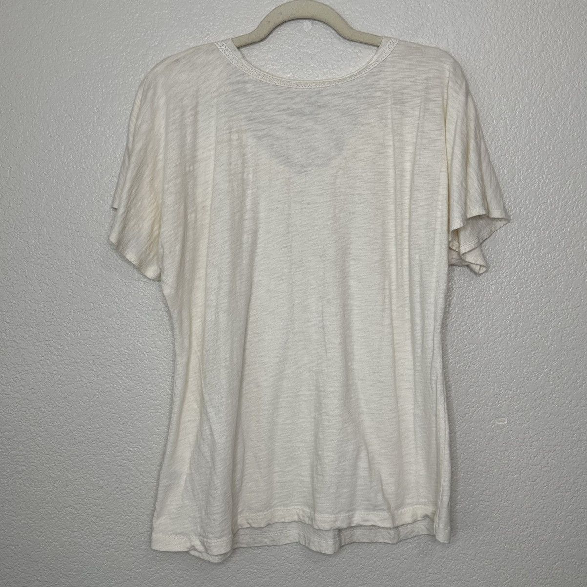 Other Lane Bryant Pleated Beaded Neck Short Sleeves Top Size XL / US 12-14 / IT 48-50 - 6 Thumbnail