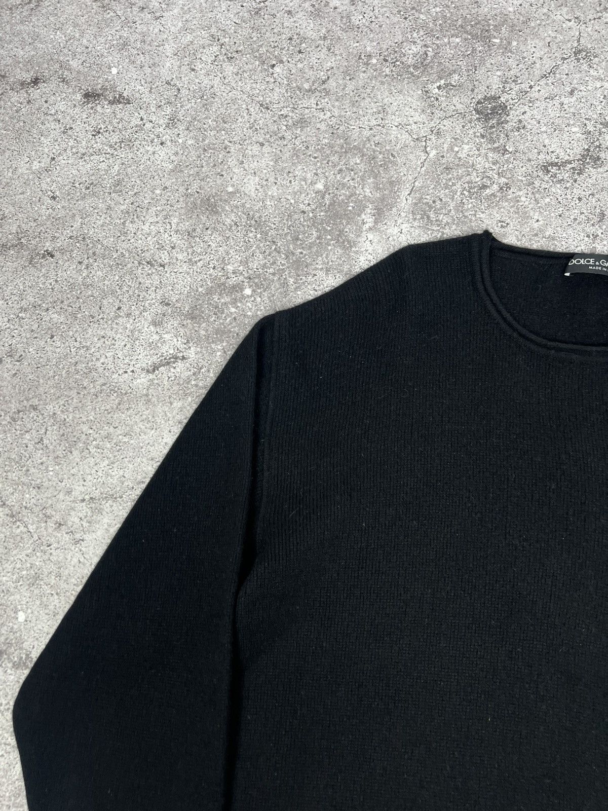 Dolce & Gabbana Dolce & Gabbana Wool Black Sweater Pocket Size US XL / EU 56 / 4 - 8 Thumbnail