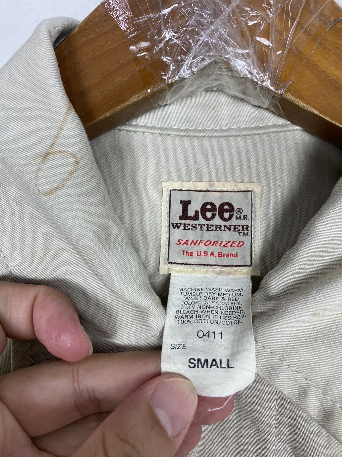 Lee Rare‼️ Vintage Lee Western Sanforized Trucker Jacket Japan Size US XS / EU 42 / 0 - 6 Thumbnail