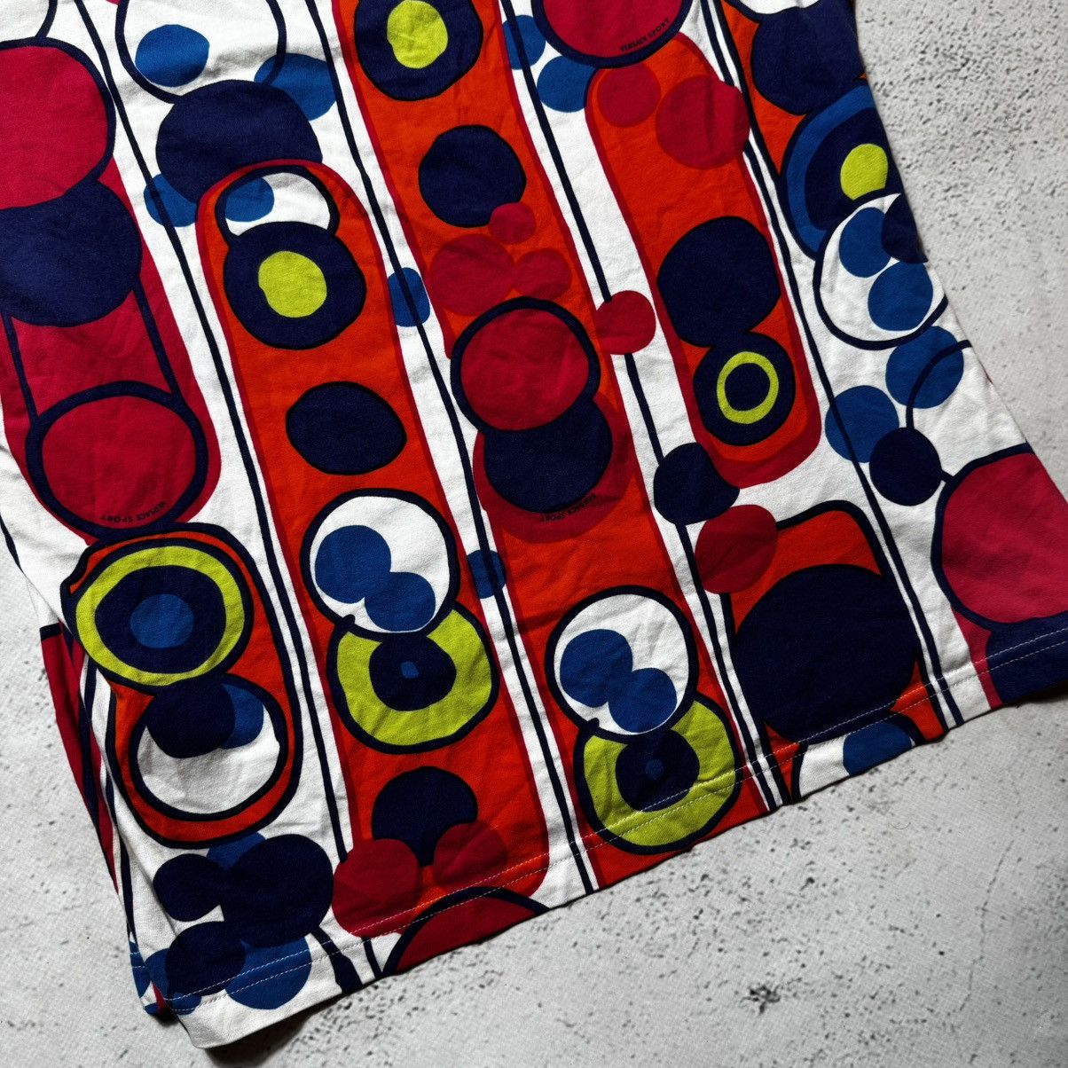 Versace vintage 90s versace t shiet wit abstract print Size XL / US 12-14 / IT 48-50 - 17 Thumbnail