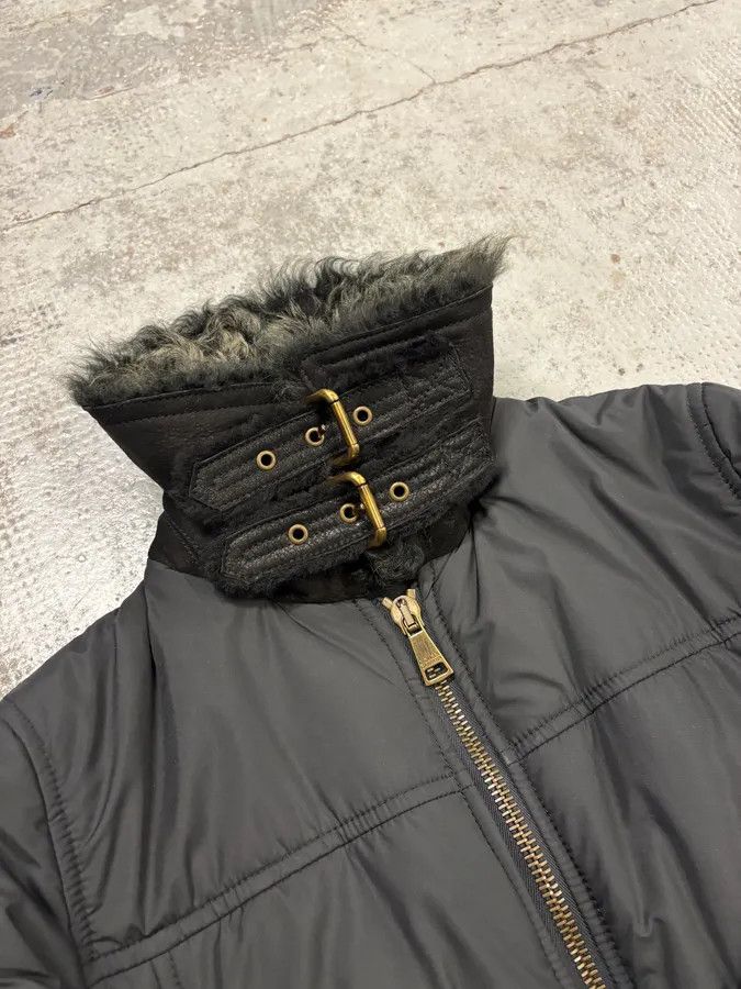 Dolce & Gabbana FW2009 Dolce & Gabbana Hybrid Nylon Shearling Black Jacket Size XS / US 0-2 / IT 36-38 - 6 Thumbnail