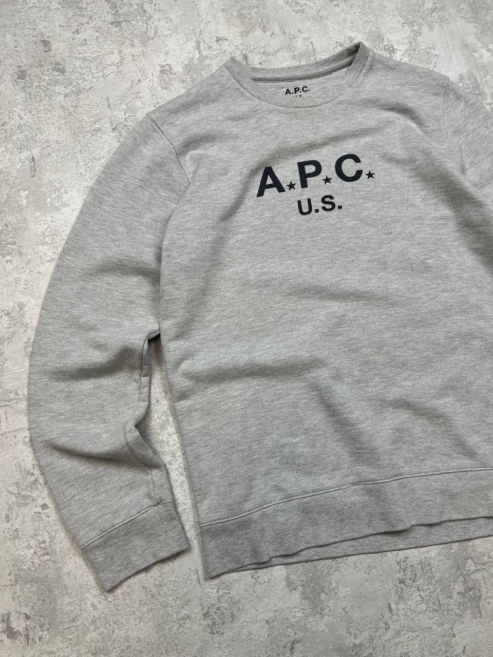A.P.C. A.P.C. U.S. Sweatshirt Big logo Size US L / EU 52-54 / 3 - 3 Thumbnail