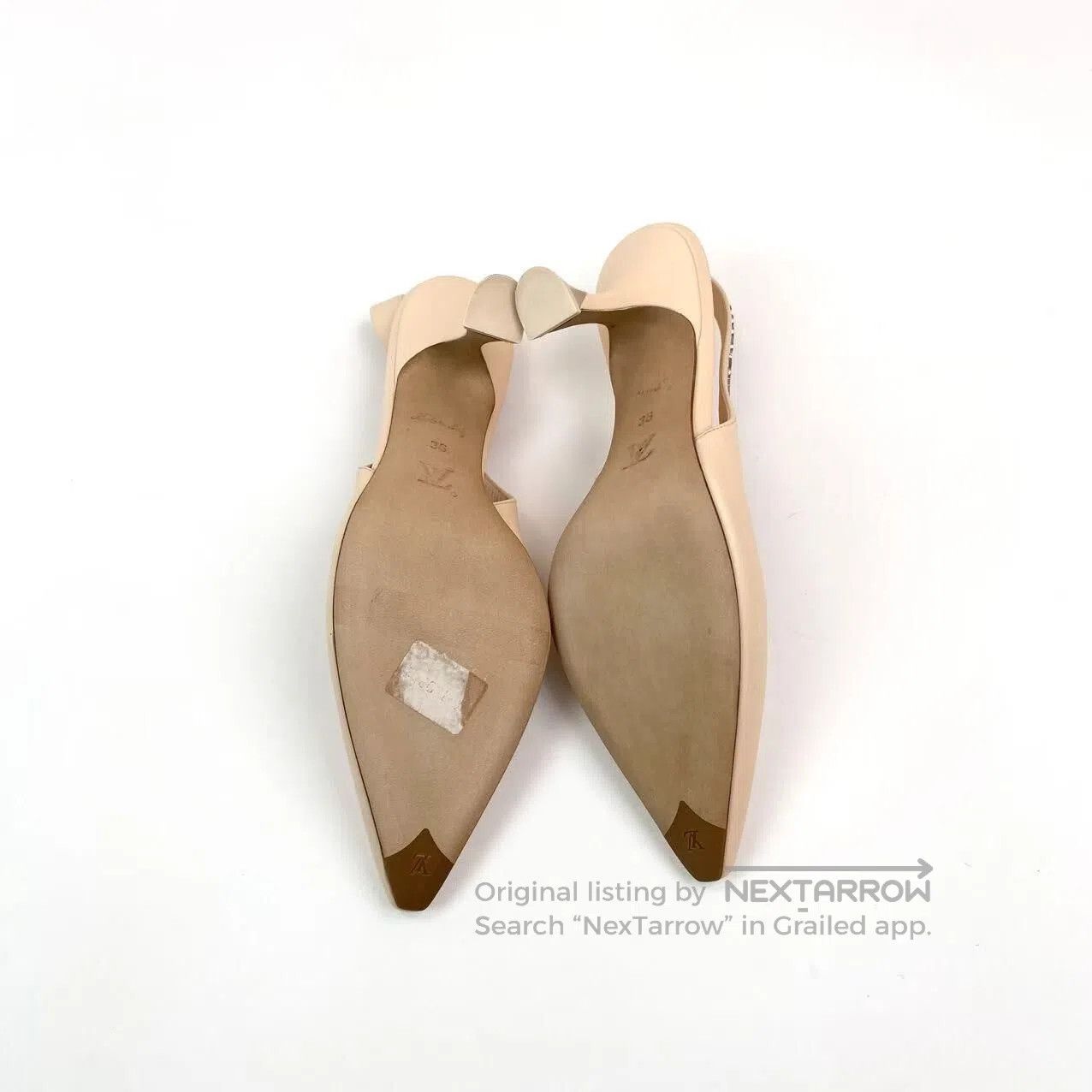 Louis Vuitton Louis Vuitton 23SS metal letter logo high heels| Size US 5.5 / IT 35.5 - 6 Thumbnail