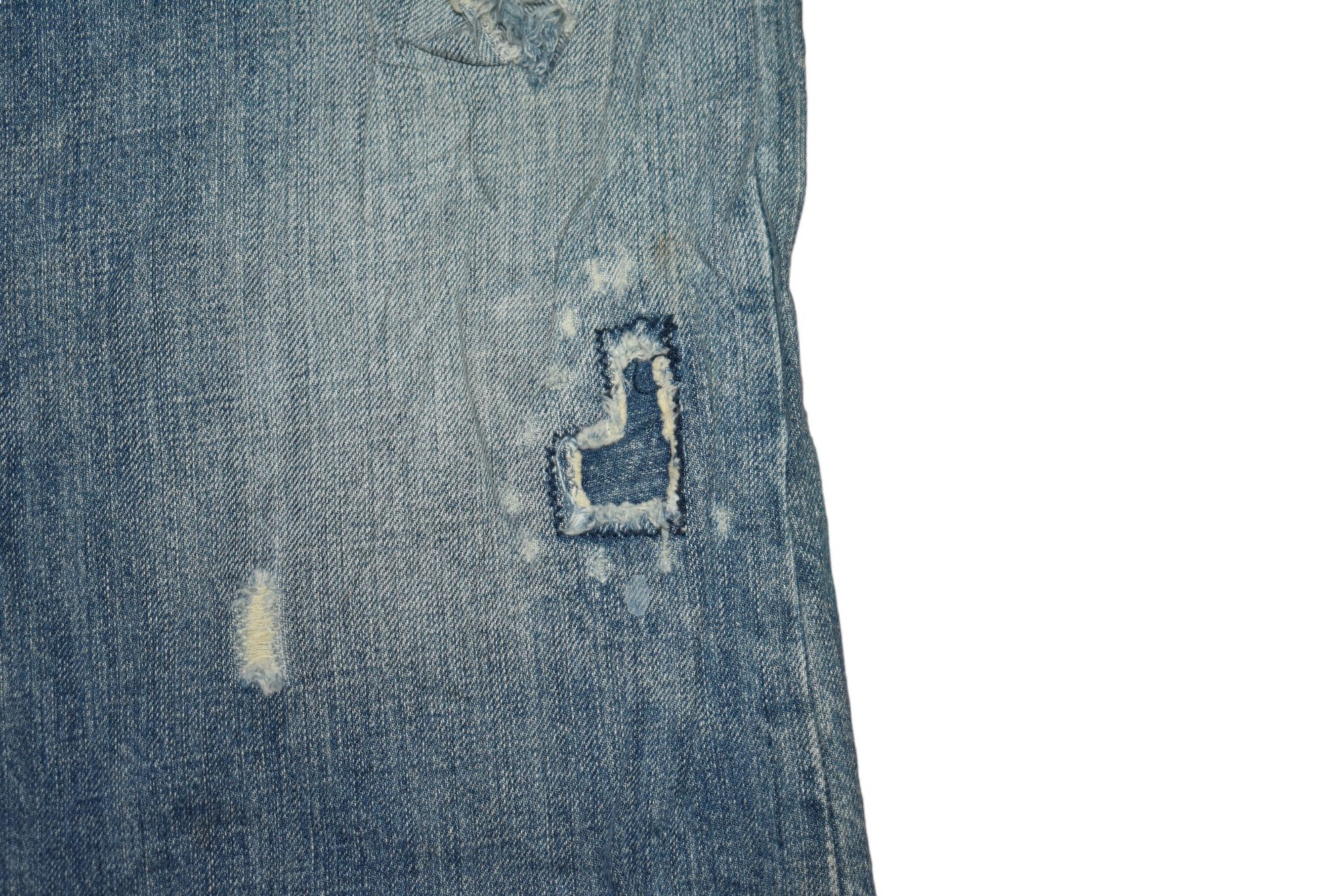 Abercrombie & Fitch Flared Abercrombie & Fitch New York Distressed Denim Size US 34 / EU 50 - 5 Thumbnail