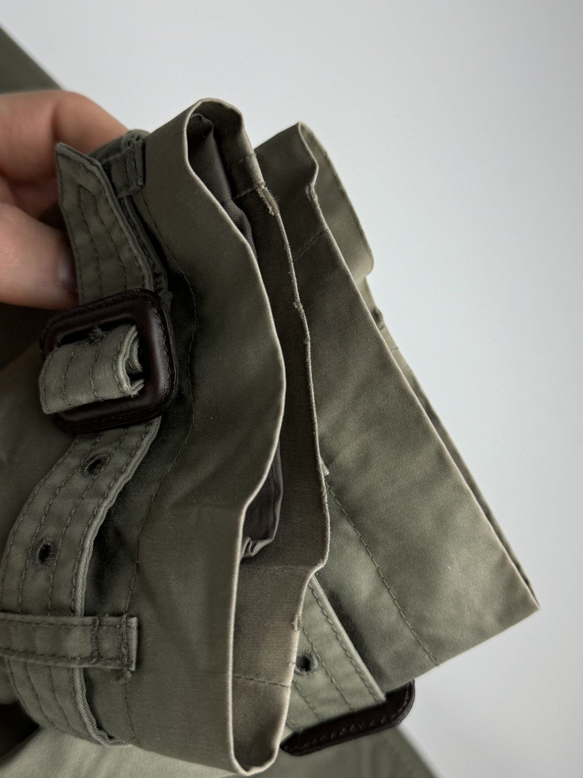 Burberry Vintage 00s Burberry Nova Check Zipper Military Jacket Size US M / EU 48-50 / 2 - 12 Thumbnail