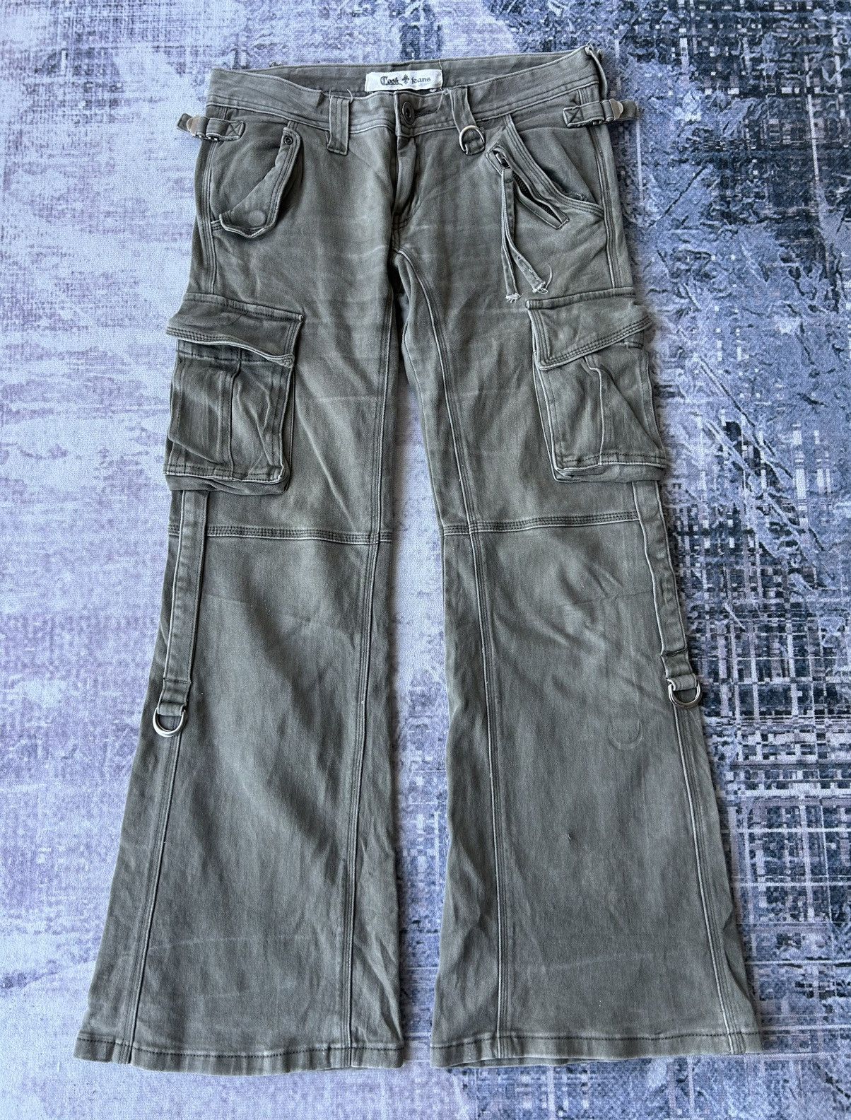 If Six Was Nine Cook & Jeans Flared Army Cargo Size 30" / US 8 / IT 44 - 5 Thumbnail