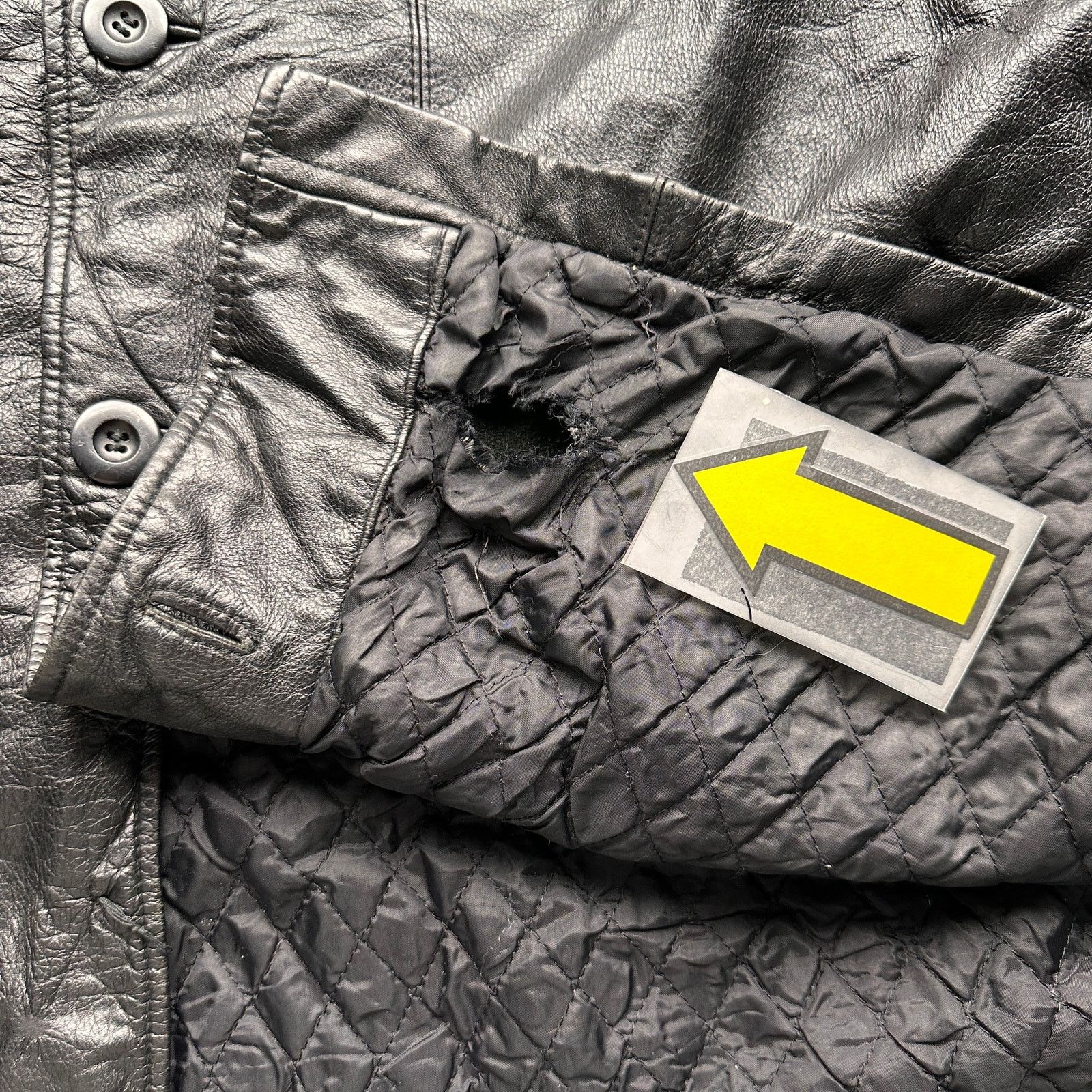 Wilsons Leather VTG M Julian Wilsons Leather Coat Womens 2X Insulated Quilt Size XXL / US 16-18 / IT 52-54 - 8 Thumbnail