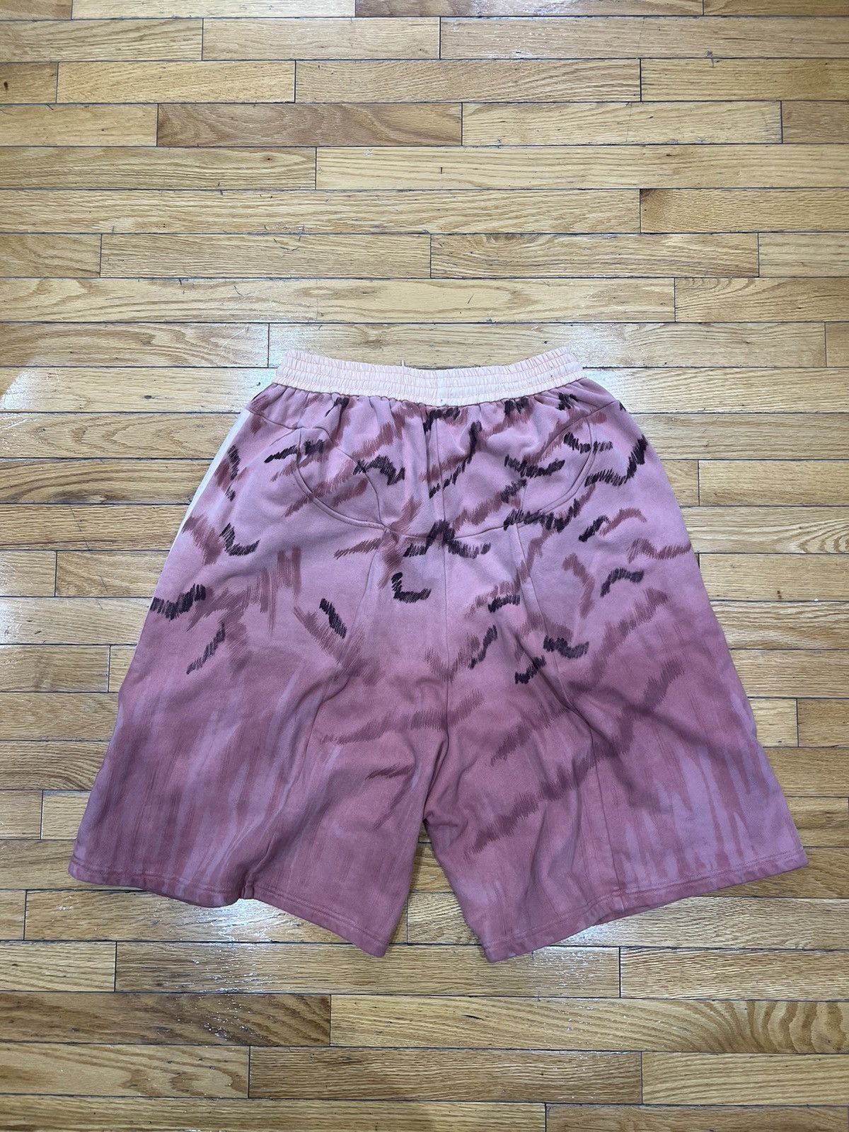 NAMESAKE Namesake Painter Printed Wide Leg Bermuda Shorts. Size US 34 / EU 50 - 3 Thumbnail
