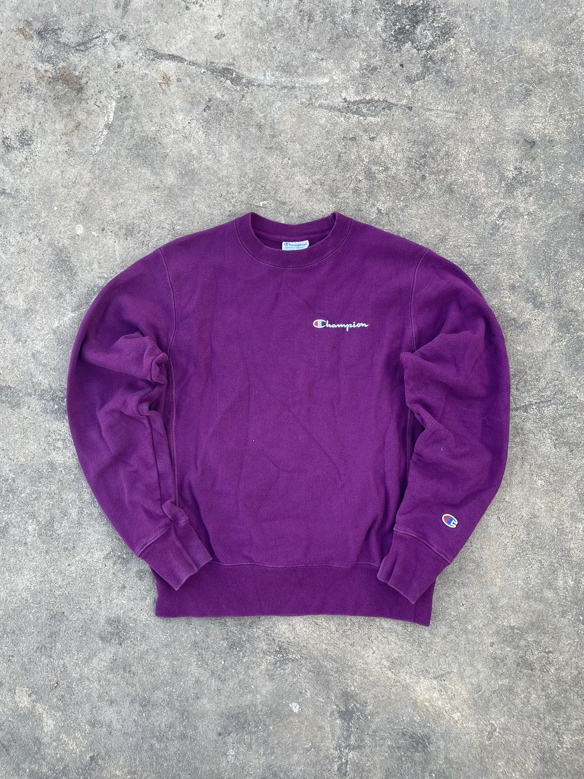 Vintage Champion Reverse Wave Purple Early 90s - 2000s