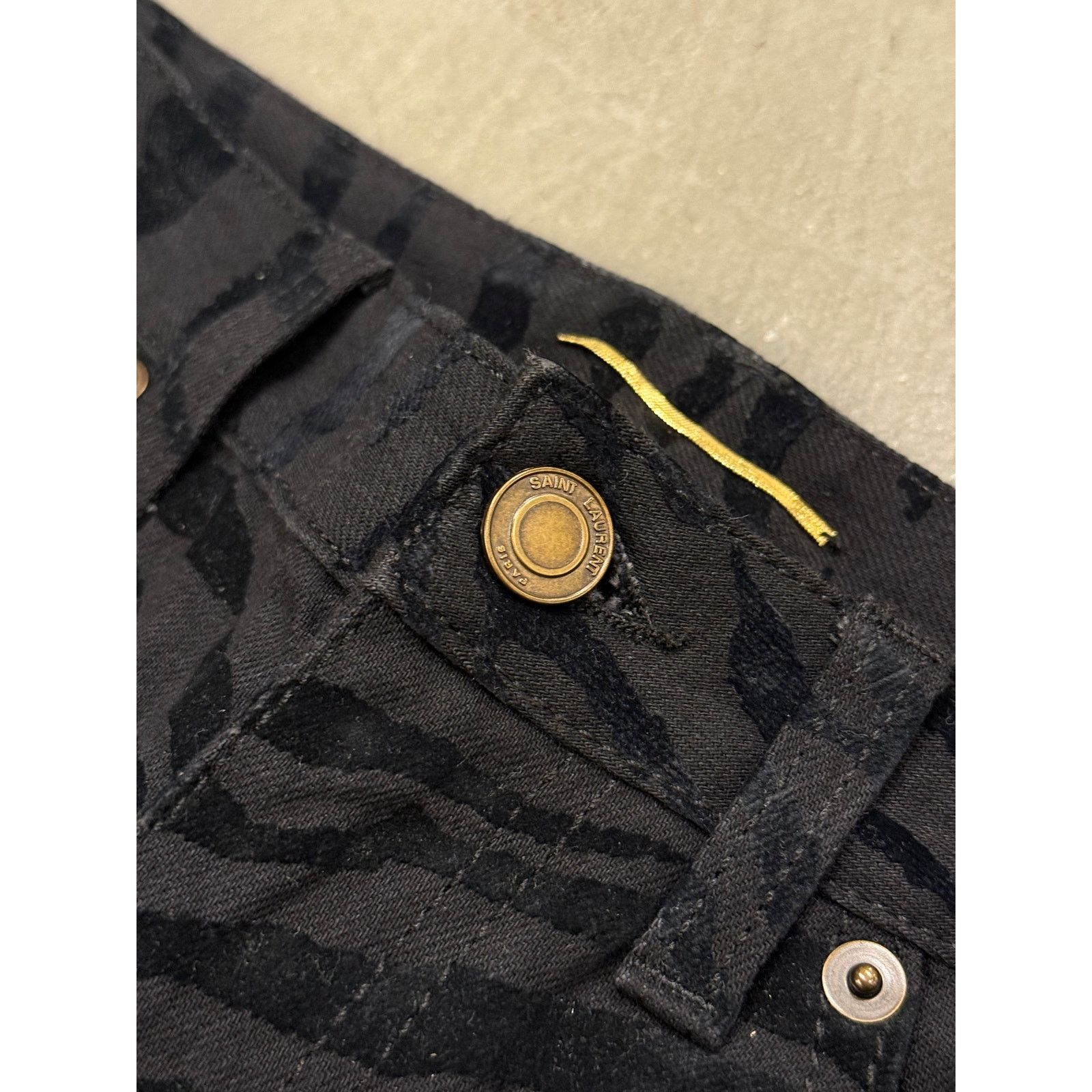 Saint Laurent Paris 2019 Saint Laurent skinny jeans with zebra print Size US 27 - 4 Thumbnail