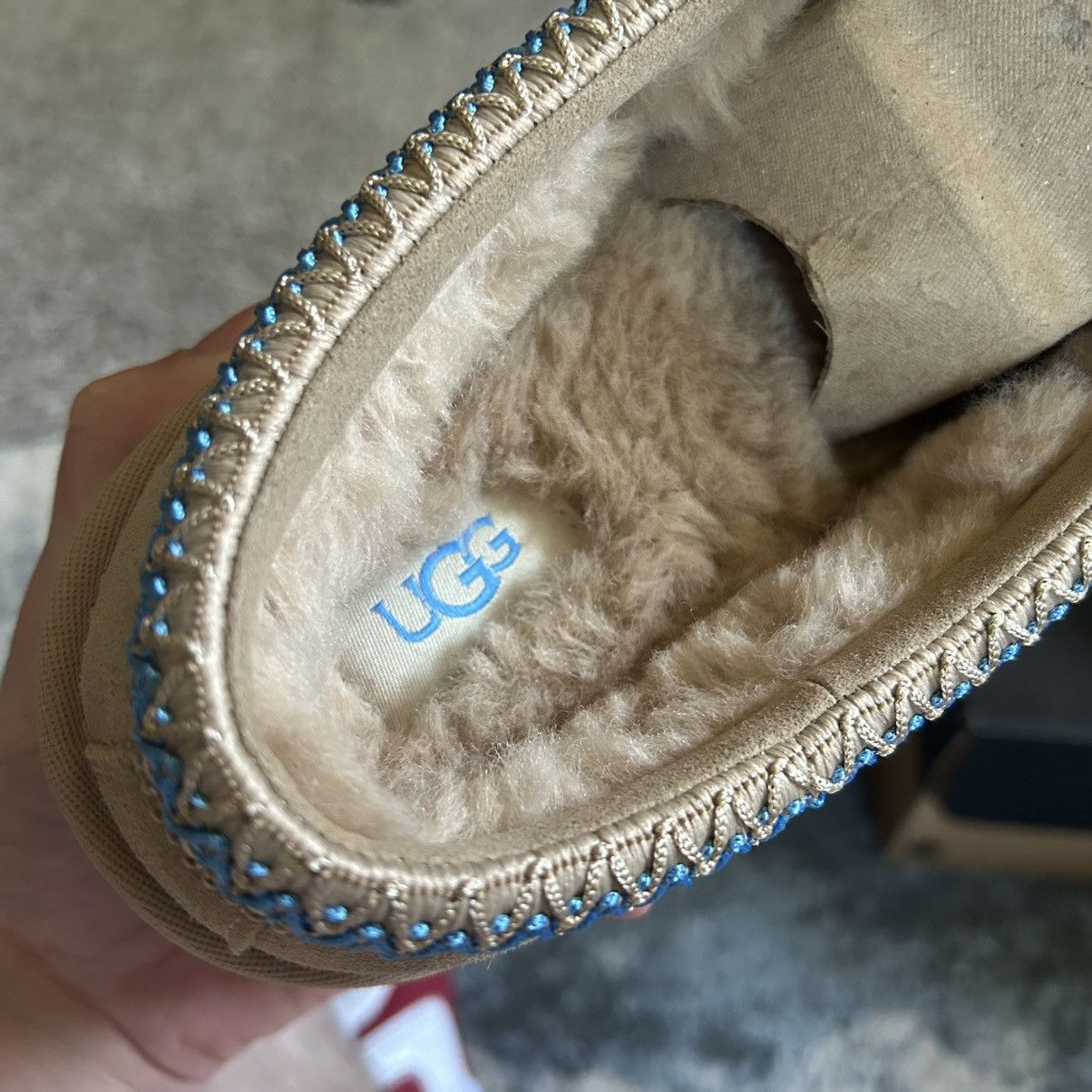 Ugg UGG TASMAN SLiPPERS CREAM SUEDE SANTORiNi SAND GREECE iTALY Size US 10 / EU 43 - 8 Thumbnail