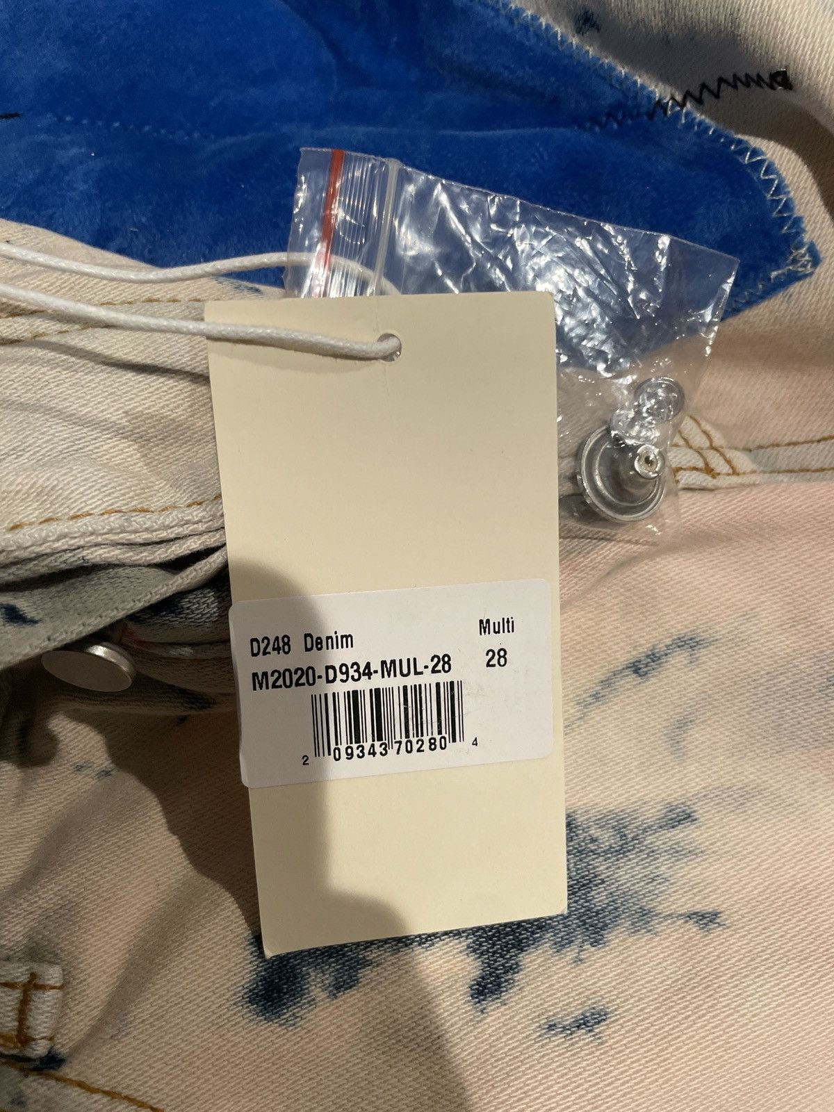 MNML mnml D248 Multicolor Denim Jeans Size US 28 / EU 44 - 6 Thumbnail