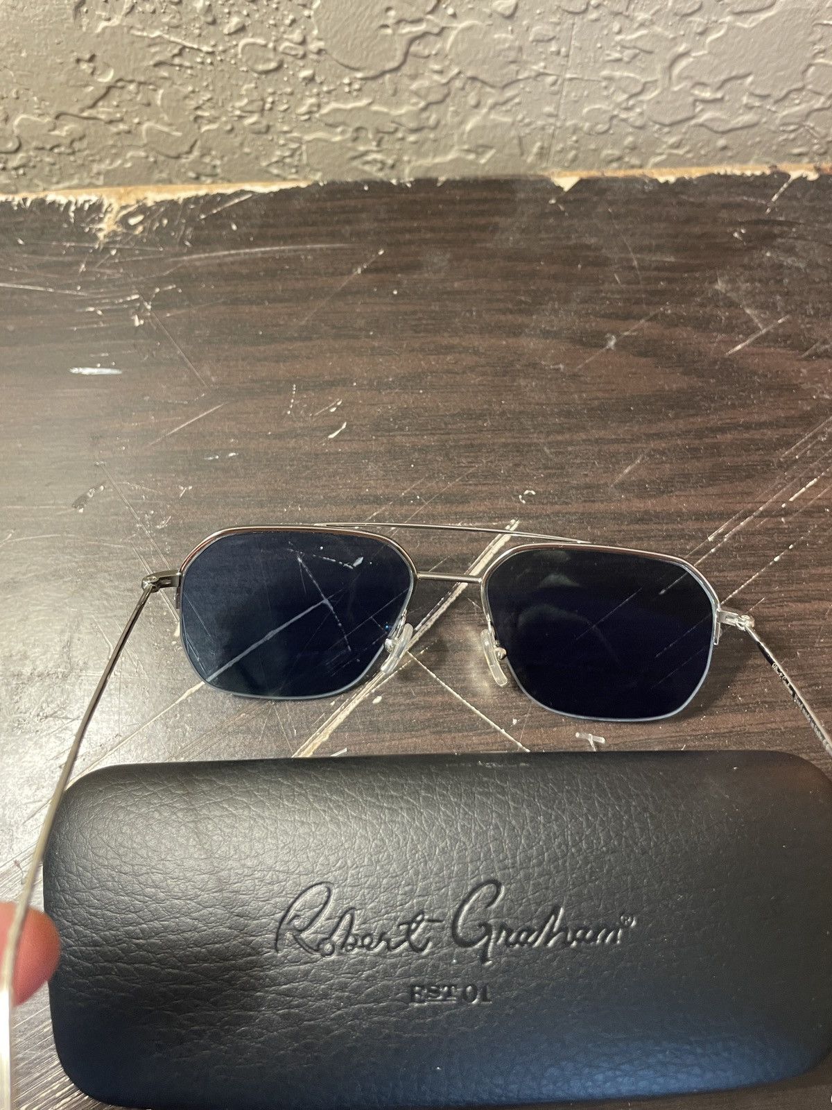 Robert Graham Enrico SLV 54-17 145 Sunglasses nwb Size ONE SIZE - 3 Thumbnail