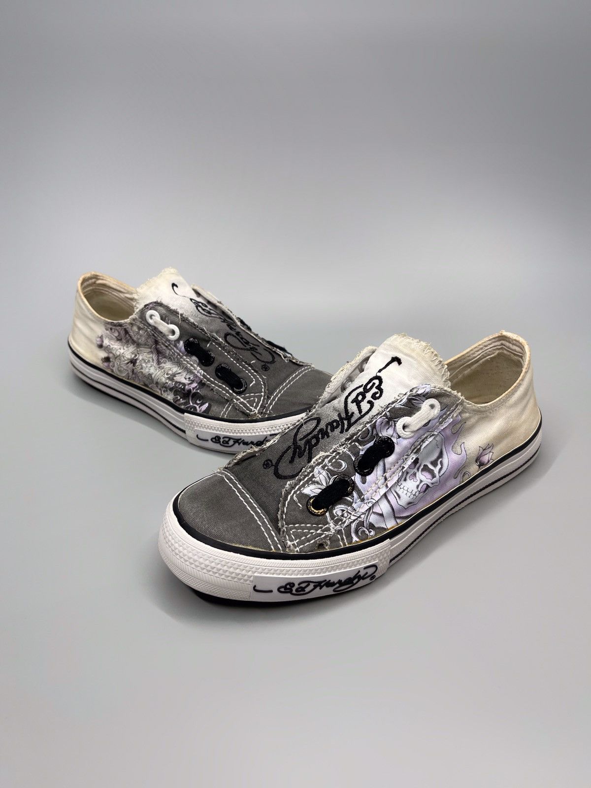 Ed Hardy × Vintage Y2k Ed Hardy By Christian Audigier Sneakers Size US 7 / IT 37 - 2 Thumbnail