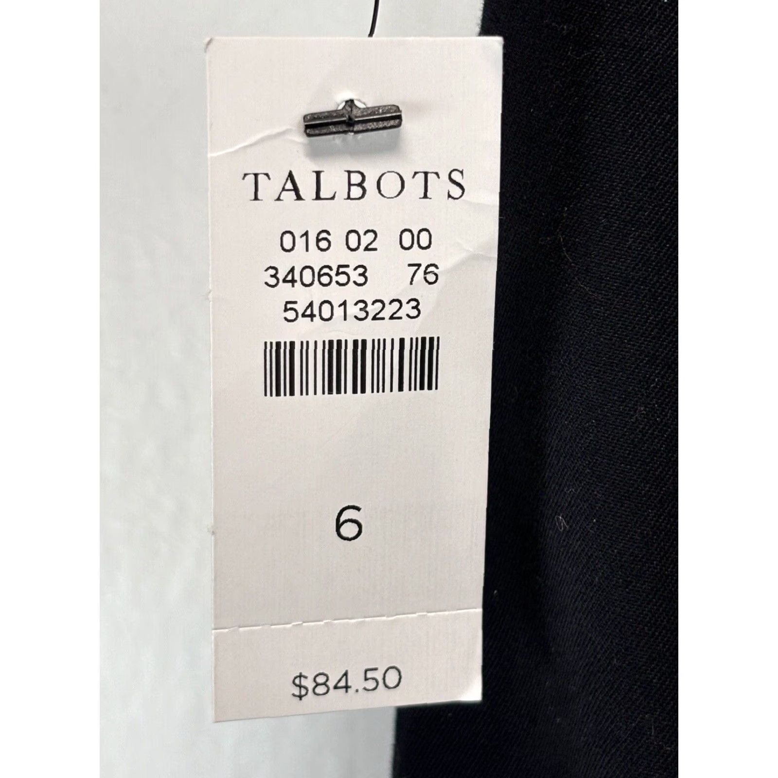 Talbots Talbots Women's Chino Pants, Crop Style, Black, Size 6 Size 28" / US 6 / IT 42 - 6 Thumbnail