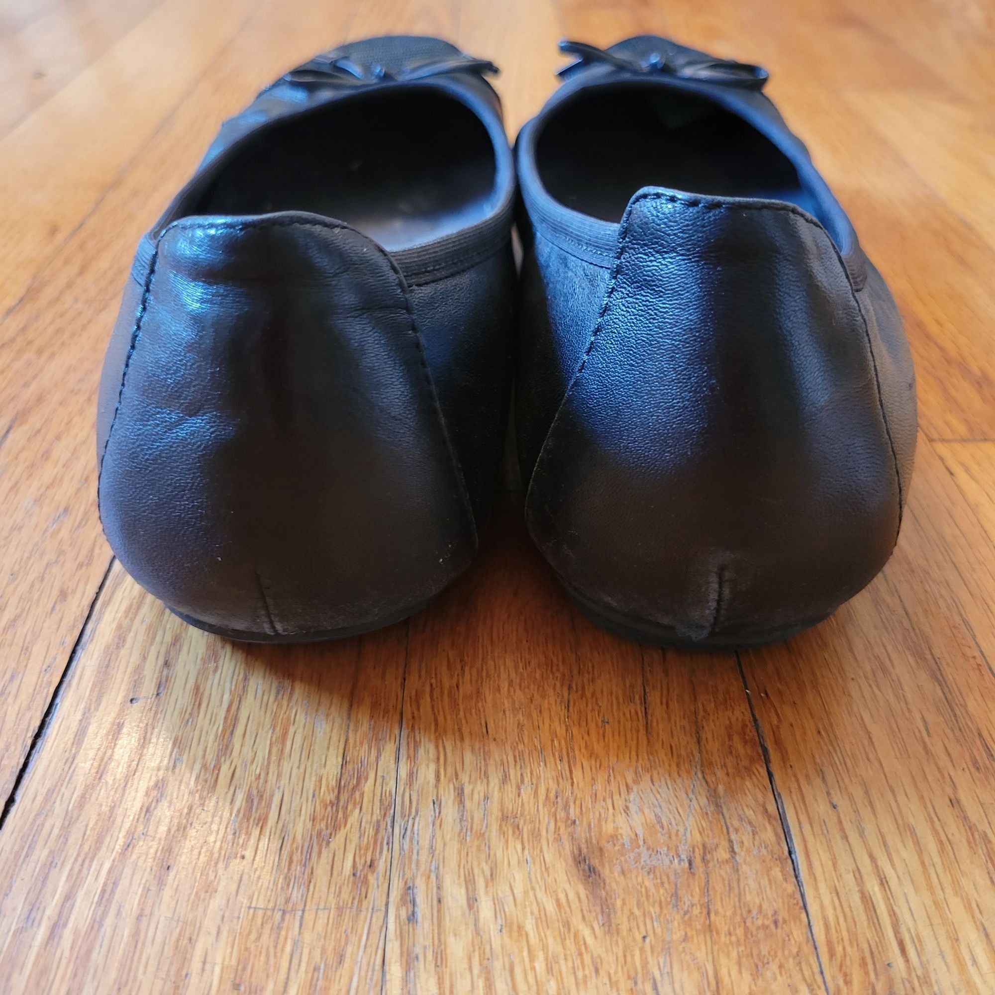 Vionic Vionic MINNA Black Leather Ballet Flats 8M Bow Comfort Size US 8 / IT 38 - 3 Thumbnail
