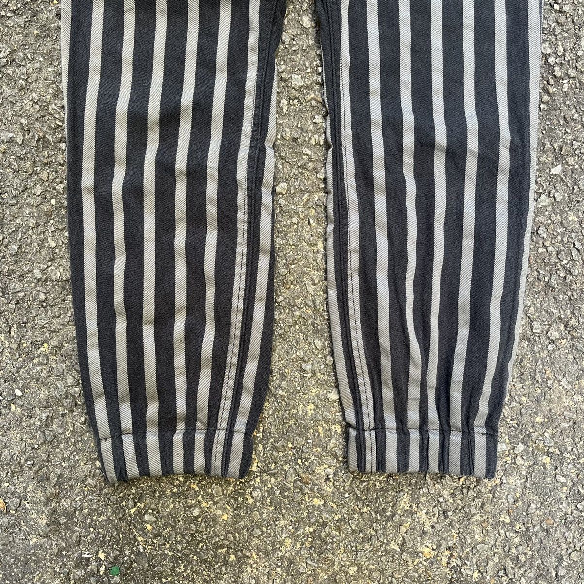 PPFM PPFM Striped Denim Multi Zippers Jeans Cyber Punk Grunge Size US 30 / EU 46 - 2 Thumbnail