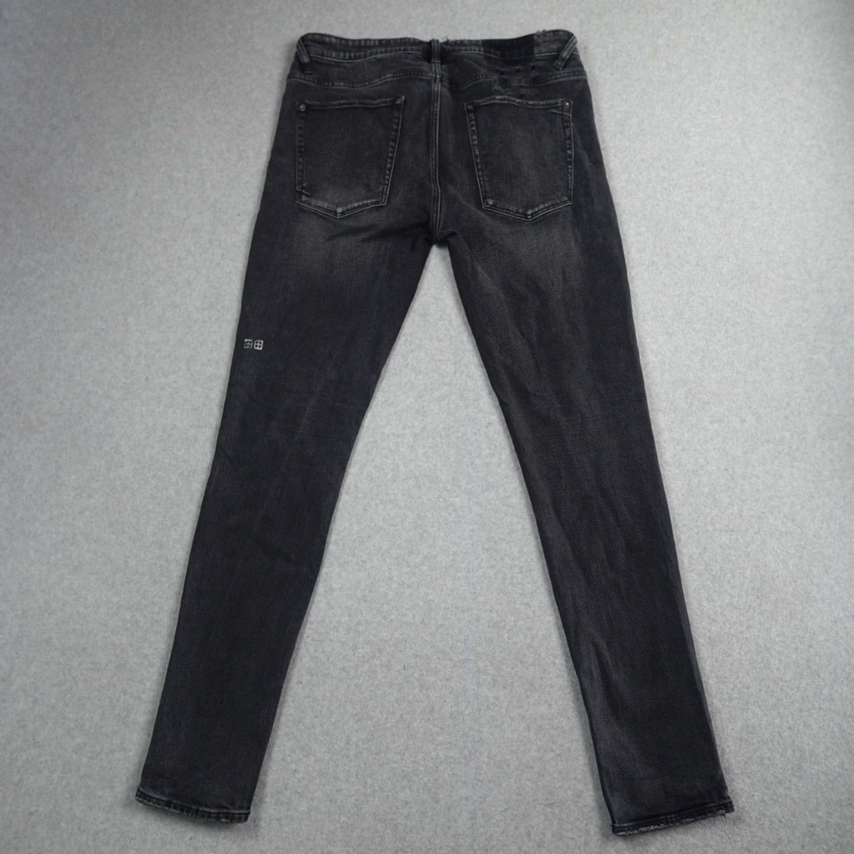 Ksubi ksubi Jeans Mens 36 (36X31) Black Distressed Skinny 5-Pocket Denim Vintage No Size US 36 / EU 52 - 2 Thumbnail