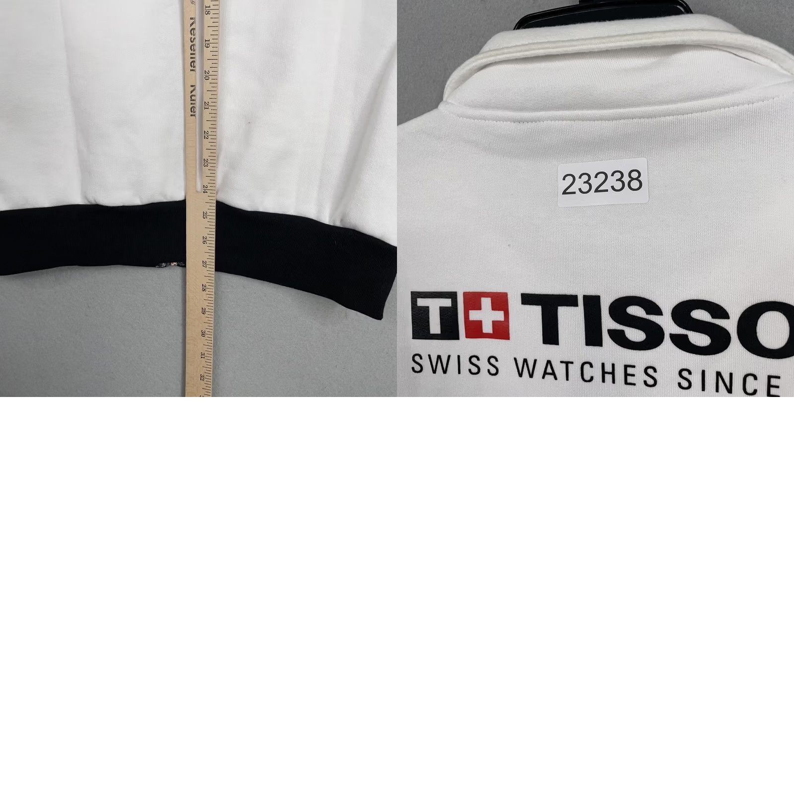 Tissot Tissot Sweatshirt Mens Medium White Full Zip Friendly Factories Swiss Watch Logo Size US M / EU 48-50 / 2 - 9 Thumbnail