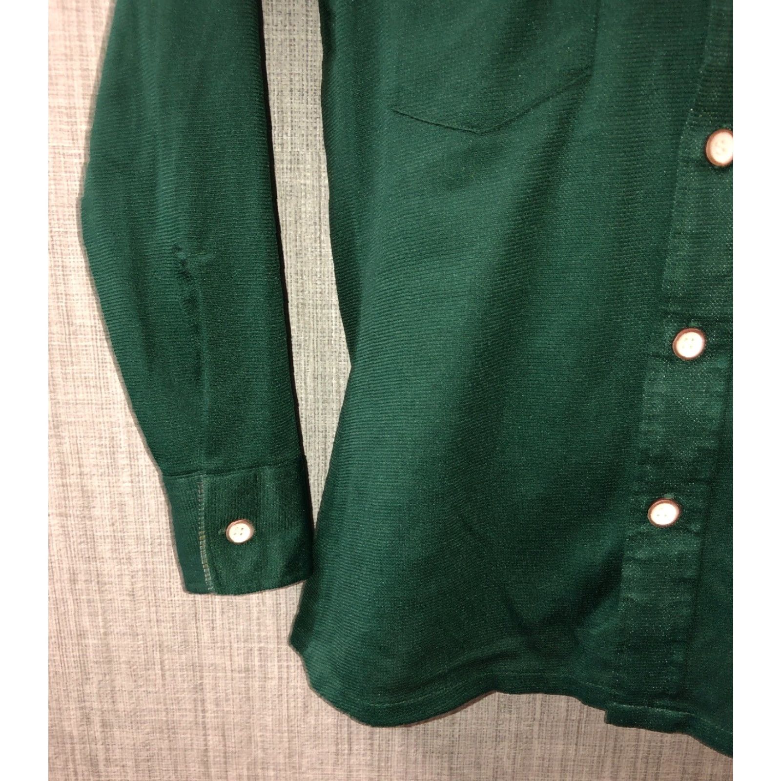 Vintage VINTAGE Bonds Knit Collection Shirt Mens Small Green Long Sleeve Button-Front Knit Shirt Size S Size US S / EU 44-46 / 1 - 4 Thumbnail