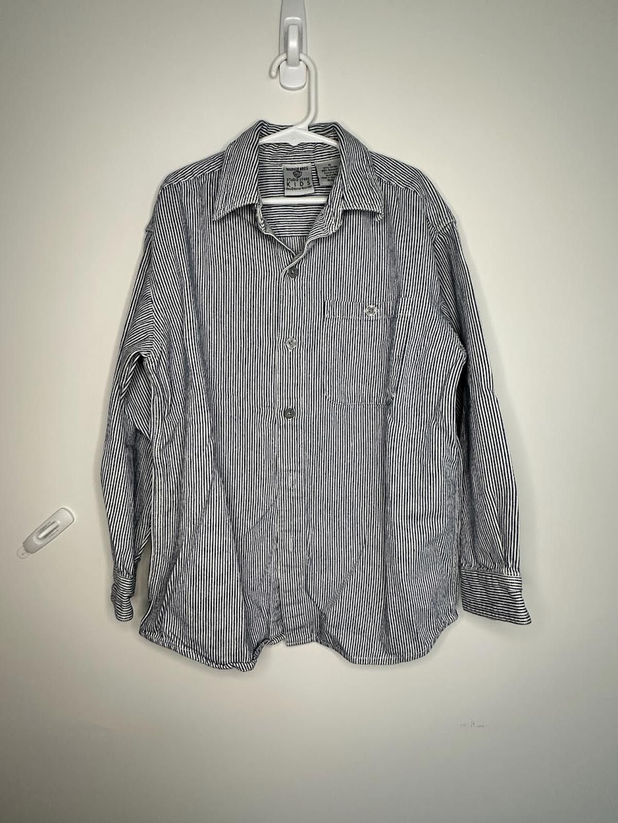 Other Warner Bros. Kids Striped Button Down - Sz. M Size US M / EU 48-50 / 2 - 2 Thumbnail