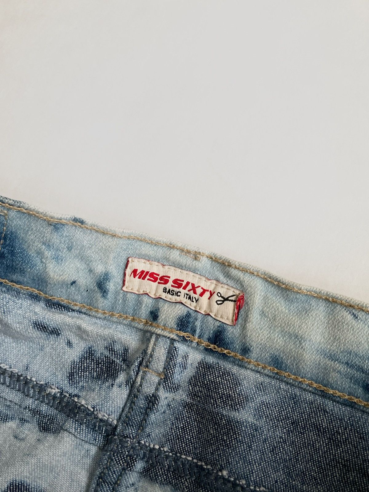 Miss Sixty × Vintage Vintage Miss Sixty tie-dye denim pants 2000s Size 26" / US 2 / IT 38 - 9 Thumbnail
