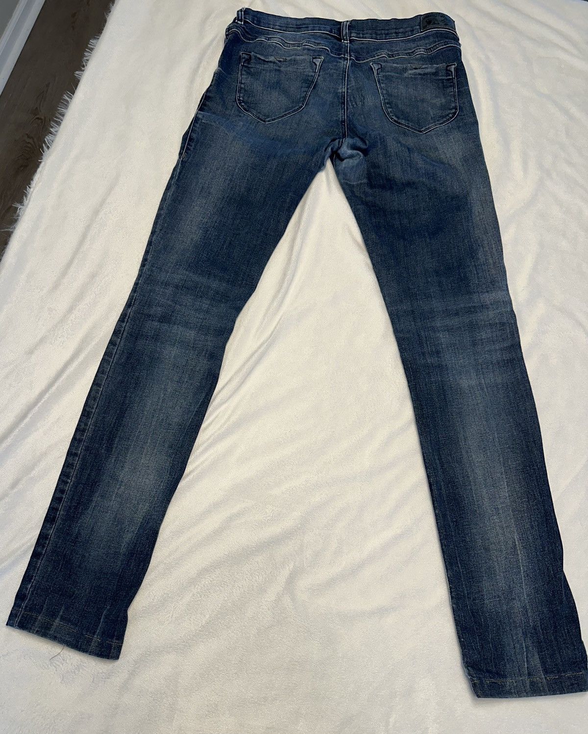 Diesel Women's Diesel Livier Jeans Sz 30”x32”Hemmed Stretch Jegging Size 30" / US 8 / IT 44 - 13 Thumbnail
