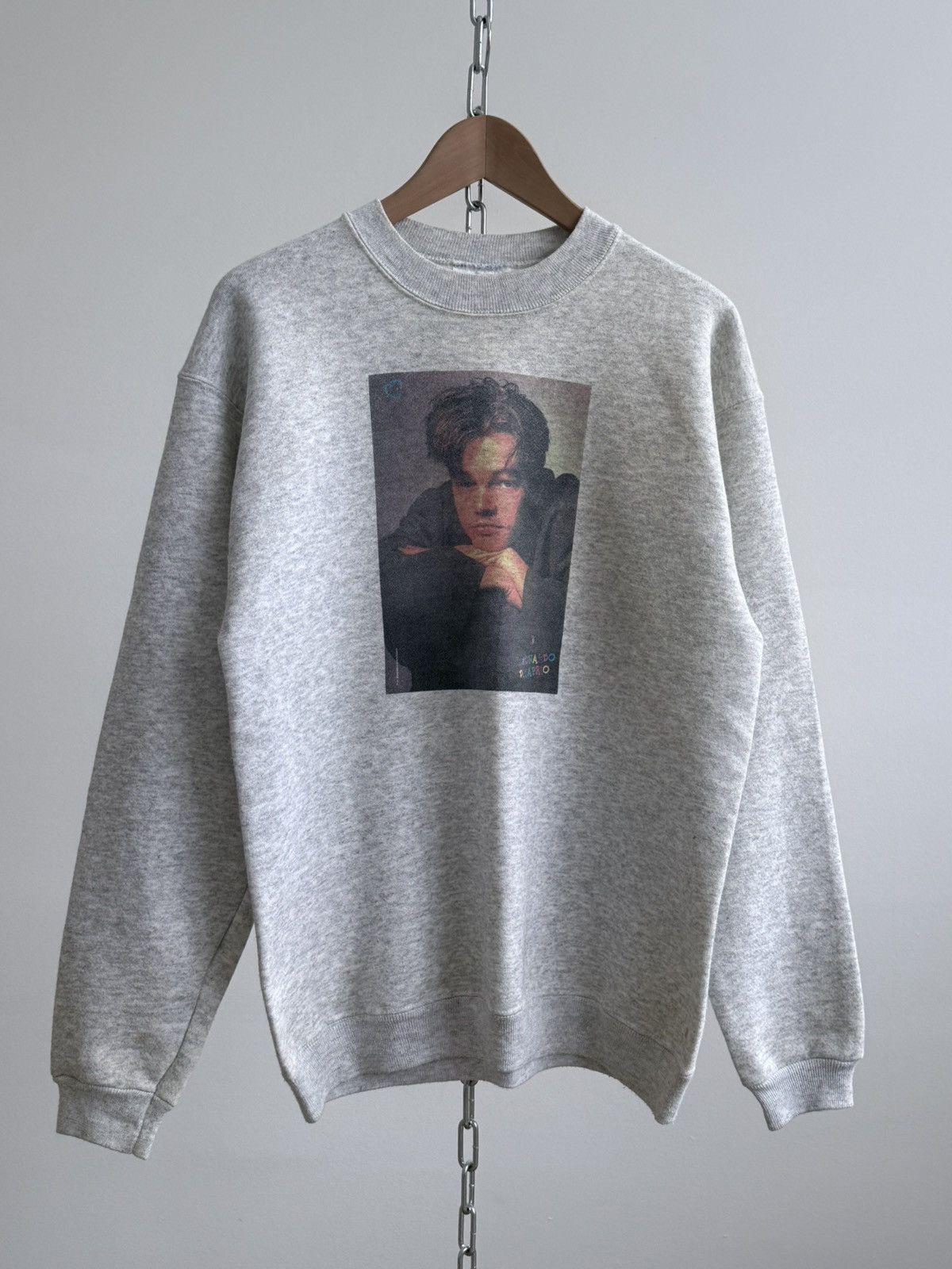 Vintage Vintage 90s Leonardo DiCaprio Sweatshirt Size US M / EU 48-50 / 2 - 1 Thumbnail