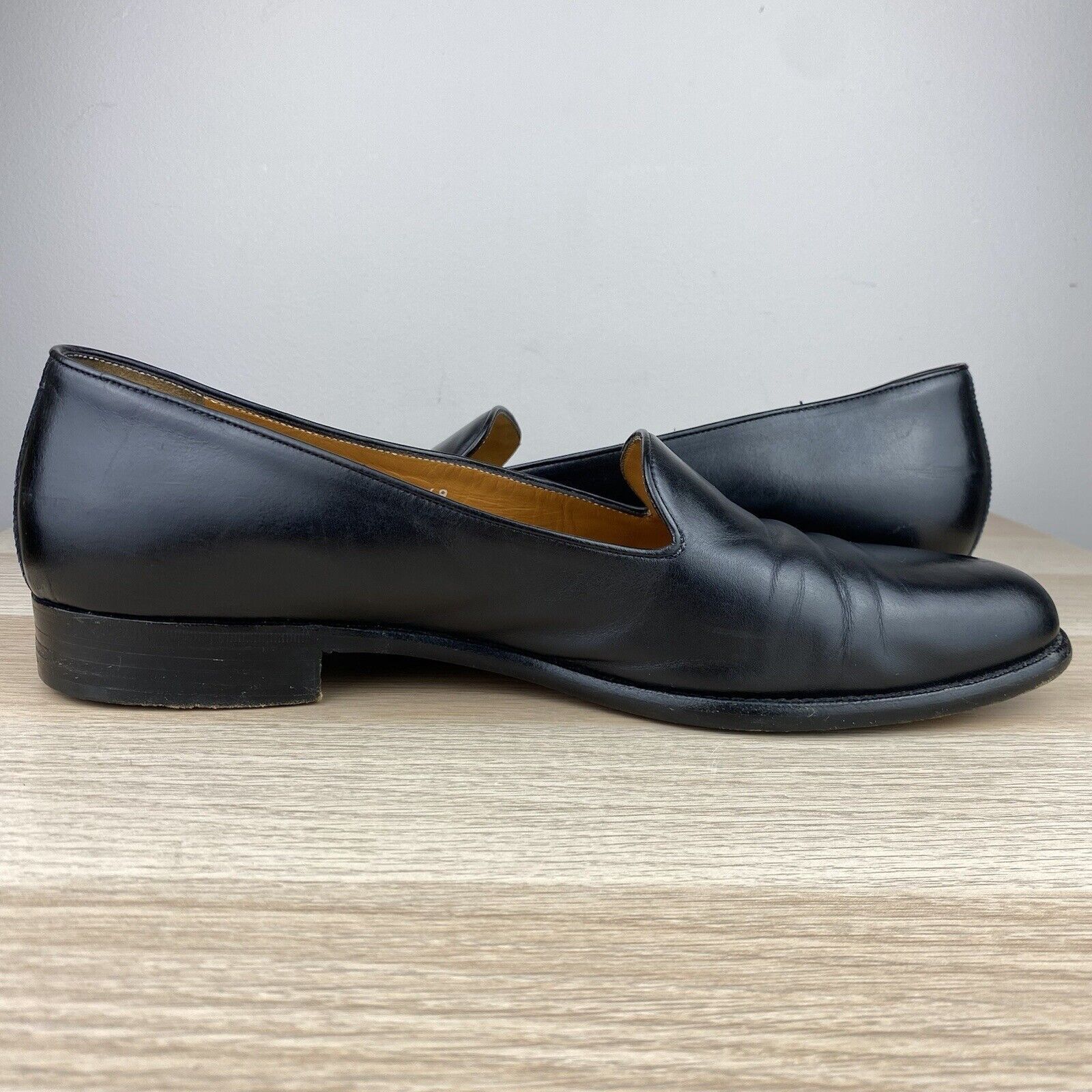 Polo Ralph Lauren Polo Ralph Lauren Tuxedo Opera Loafers 11.5D Black Leather Size US 11.5 / EU 44-45 - 7 Thumbnail