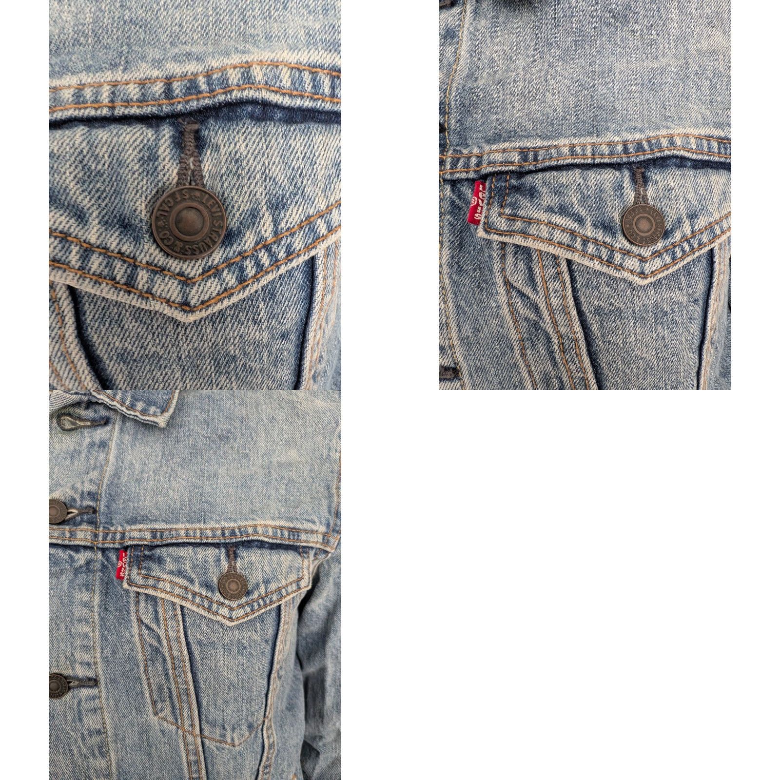 Levi's Levi’s Trucker Denim Jacket M Medium Blue Vintage 100% Cotton Red Tab USA Jacket Mens Vintage USA 90s 00s Size US M / EU 48-50 / 2 - 8 Thumbnail
