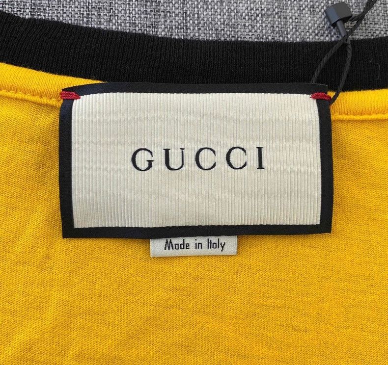 GUCCI 虎刺繍デザイン Gucci Gucci Tiger Head Embroidered TShirt for Men-2505 | Grailed
