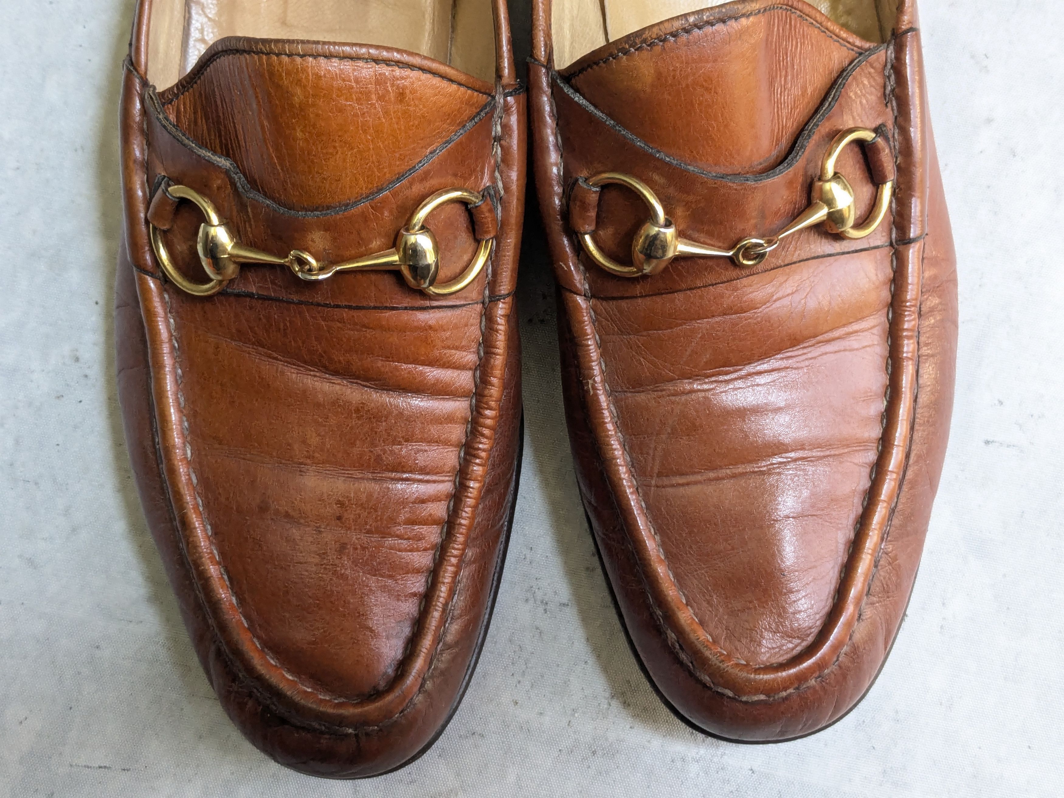 Gucci Gucci Horsebit Loafers Brown 9 Narrow Leather Buckle Size US 9 / EU 42 - 3 Thumbnail