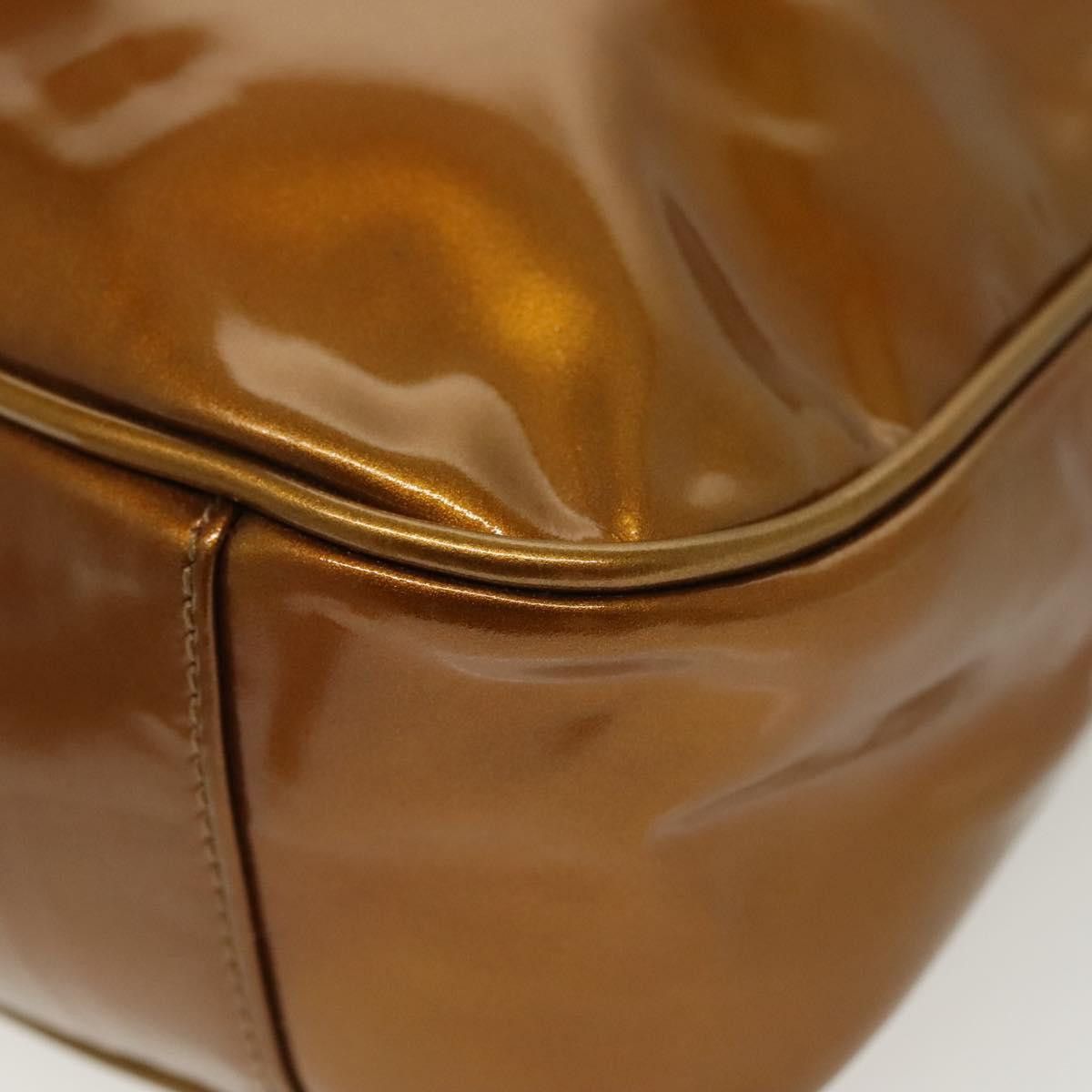 Gucci GUCCI Bamboo Hand Bag Patent Leather Gold 001 1705 001 1705 Size ONE SIZE - 11 Thumbnail