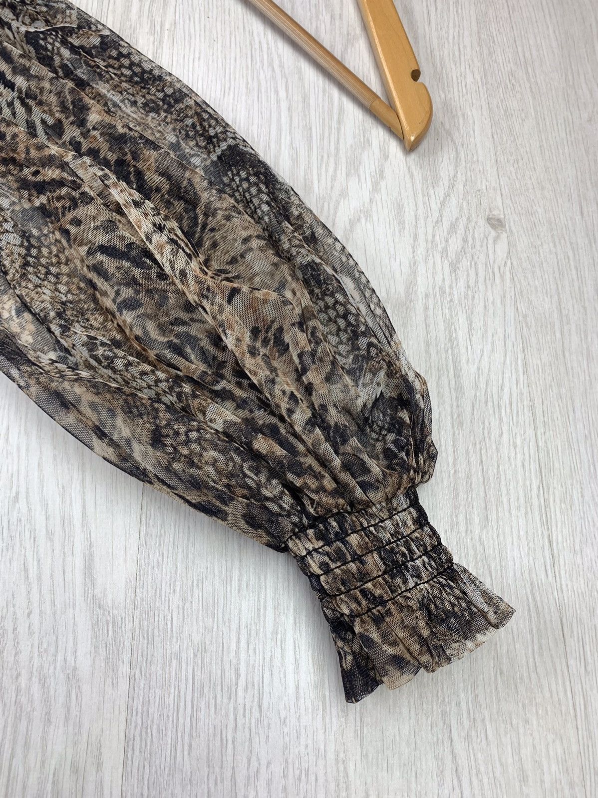 Allsaints Allsaints Perry Noche Animal Print Womens Top Size UK8 US4 Size S / US 4 / IT 40 - 4 Thumbnail