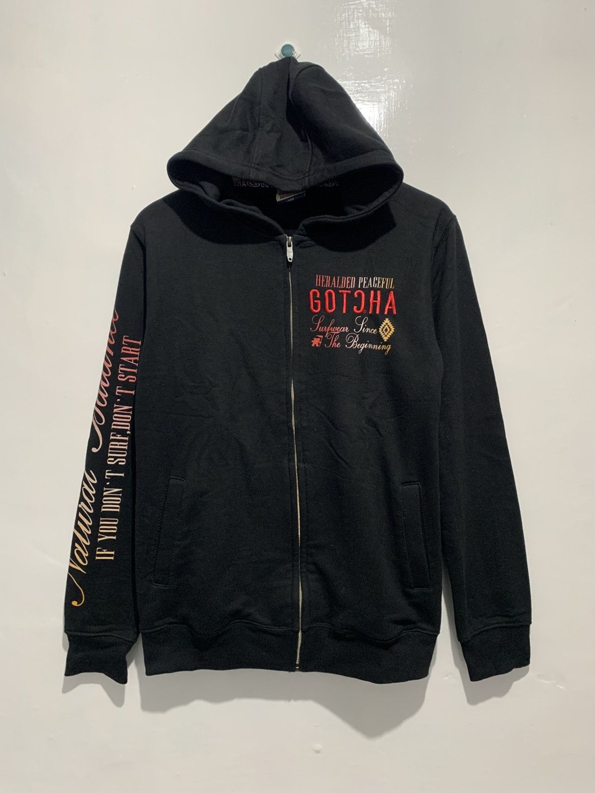 Vintage 🇺🇸 Gotcha the Blue Gool Poem Gotchic Surfware Zip Jacket Size US L / EU 52-54 / 3 - 2 Thumbnail