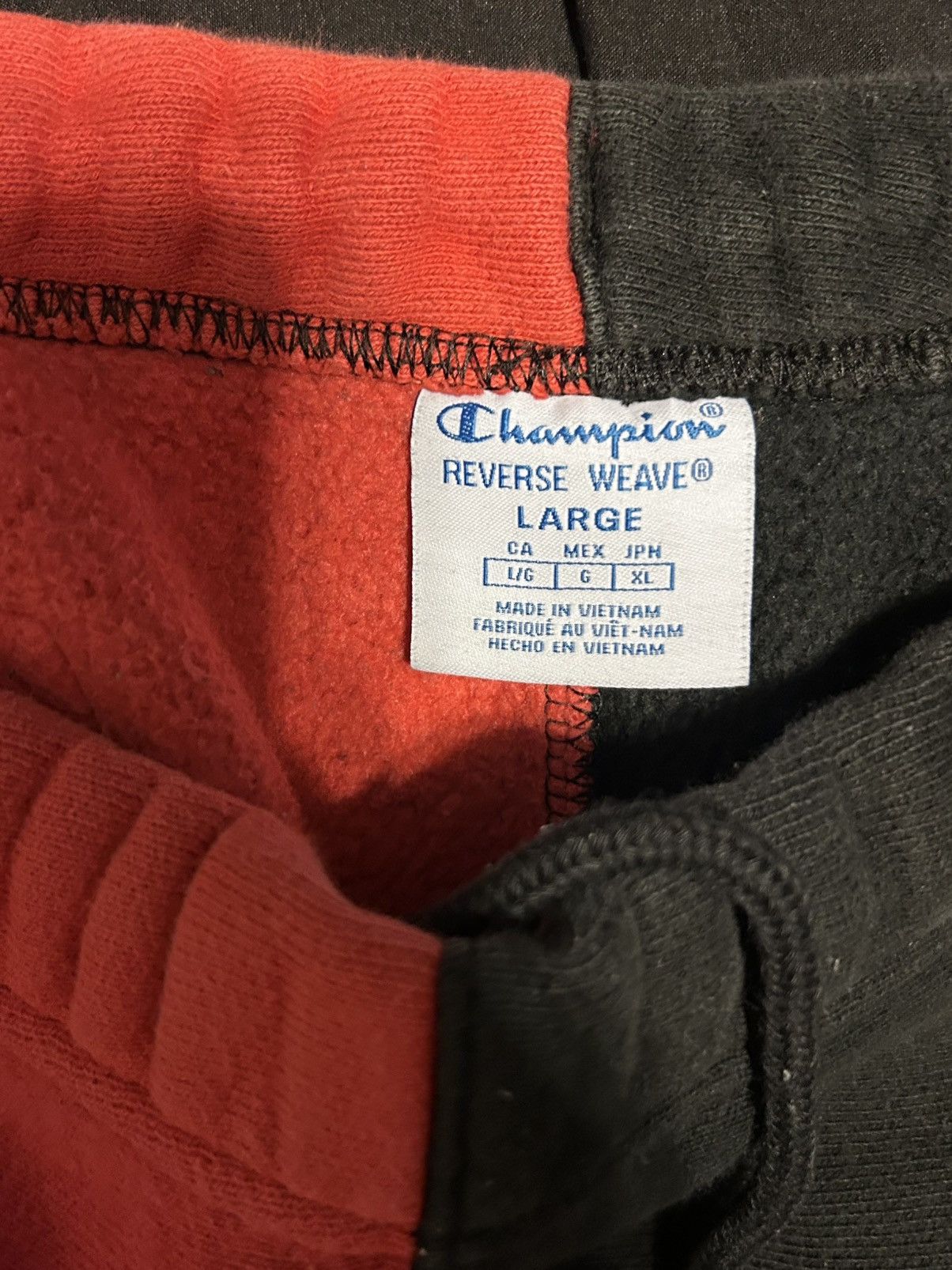 Champion Champion Split Red & Black Pants Size XL Size US 32 / EU 48 - 2 Thumbnail