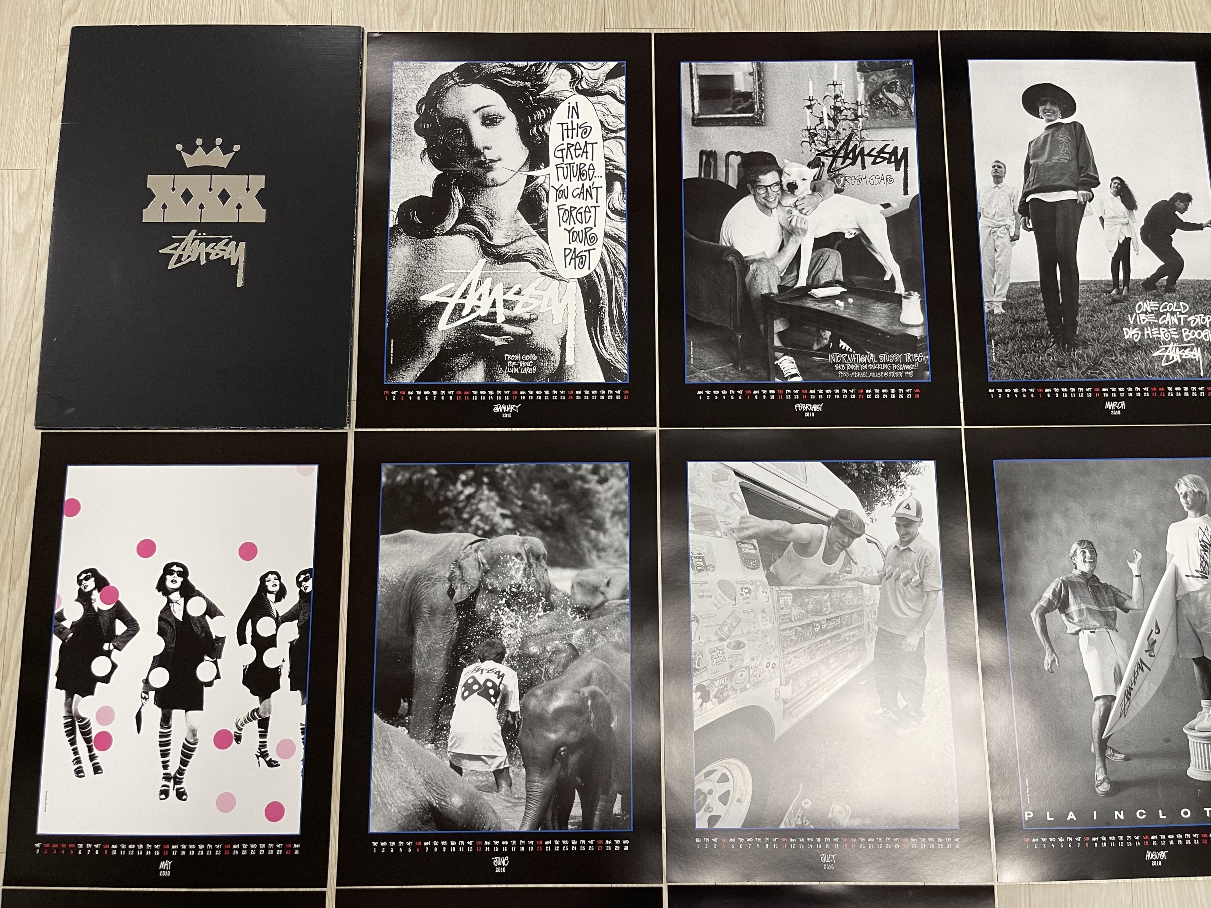 Stussy Stussy 30th Anniversary art poster AD2010 Set Size ONE SIZE - 3 Thumbnail