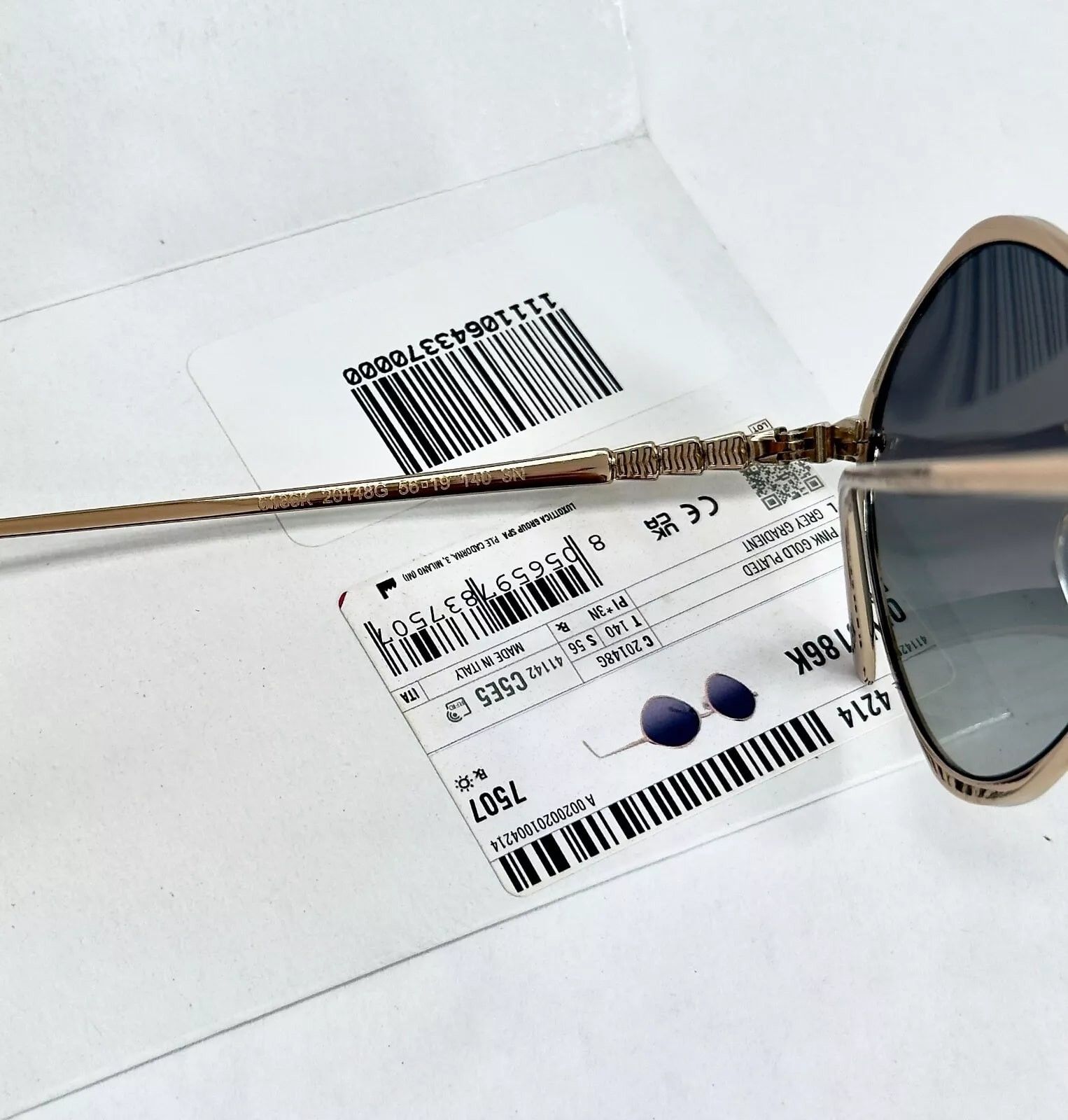 Bvlgari BVLGARI Le Gemme 6186 Rose Grau Round Sunglasses BV6186K Size ONE SIZE - 3 Thumbnail